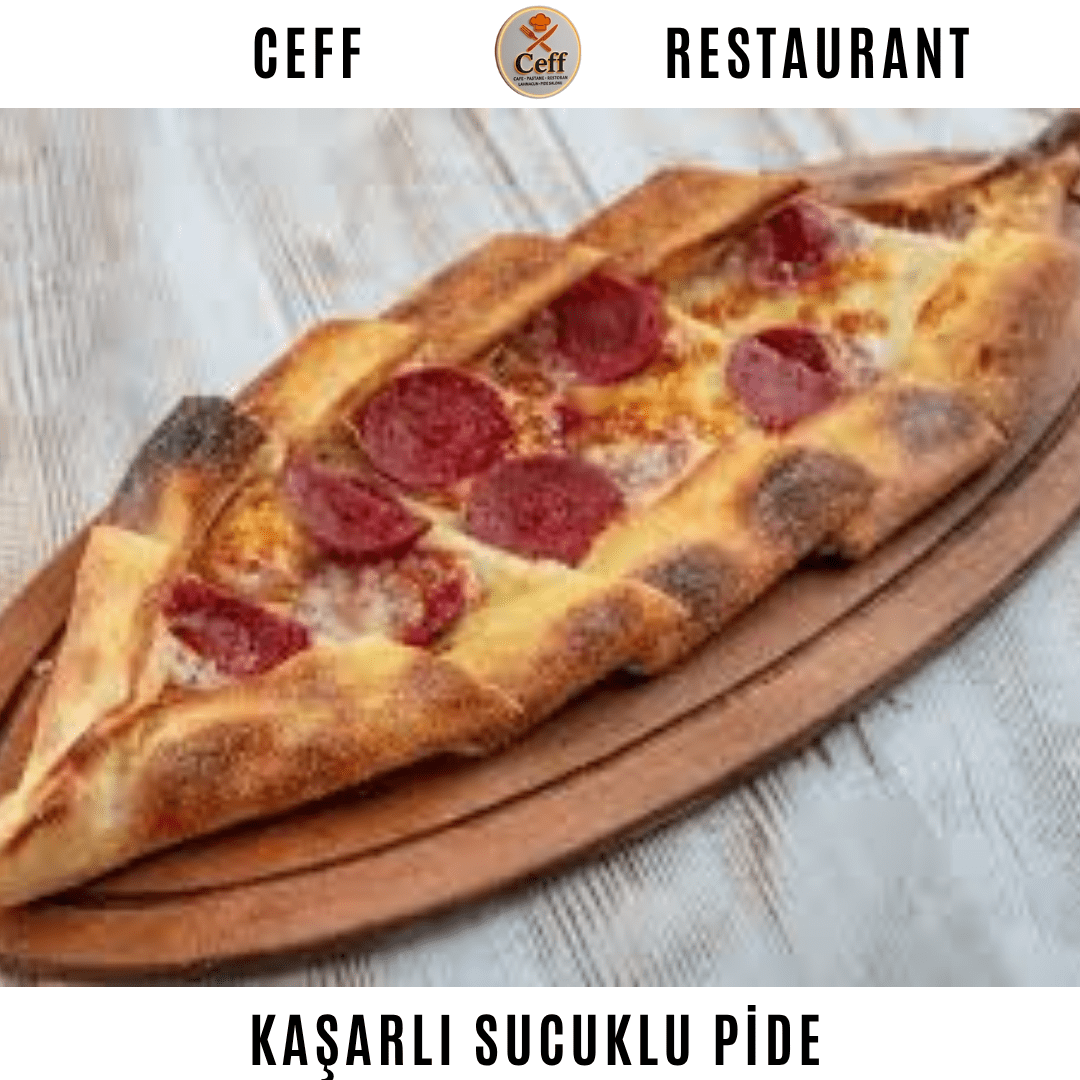 Kaşarlı Sucuklu Pide