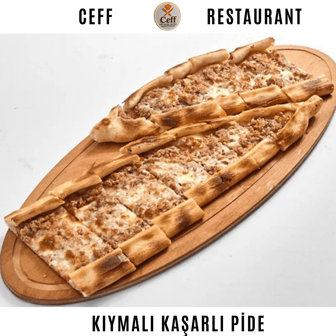 Kıymalı Kaşarlı Pide