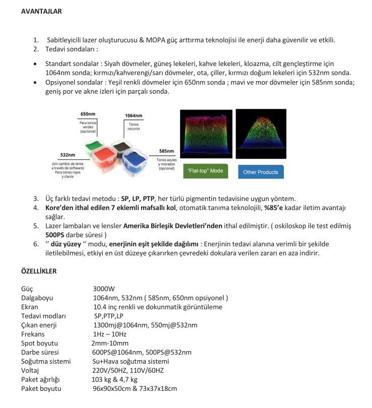 Hestia Super Picossecond Lazer