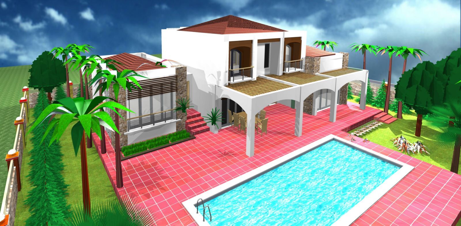 Akhisar'da Muhteşem Villa Mimari Tasarım Uygulama