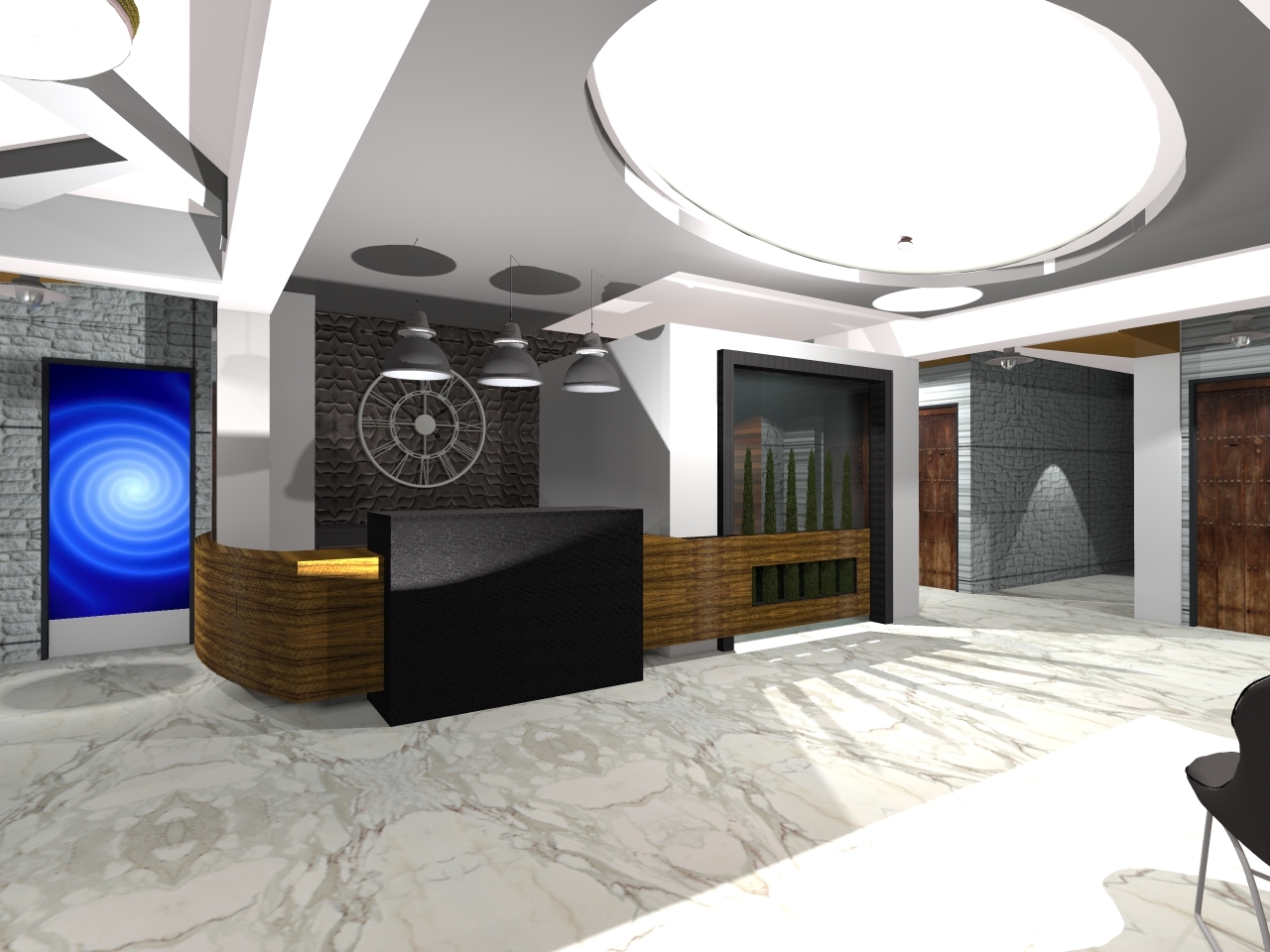 Dersane -Cephe ve İç mekan TASARIMI