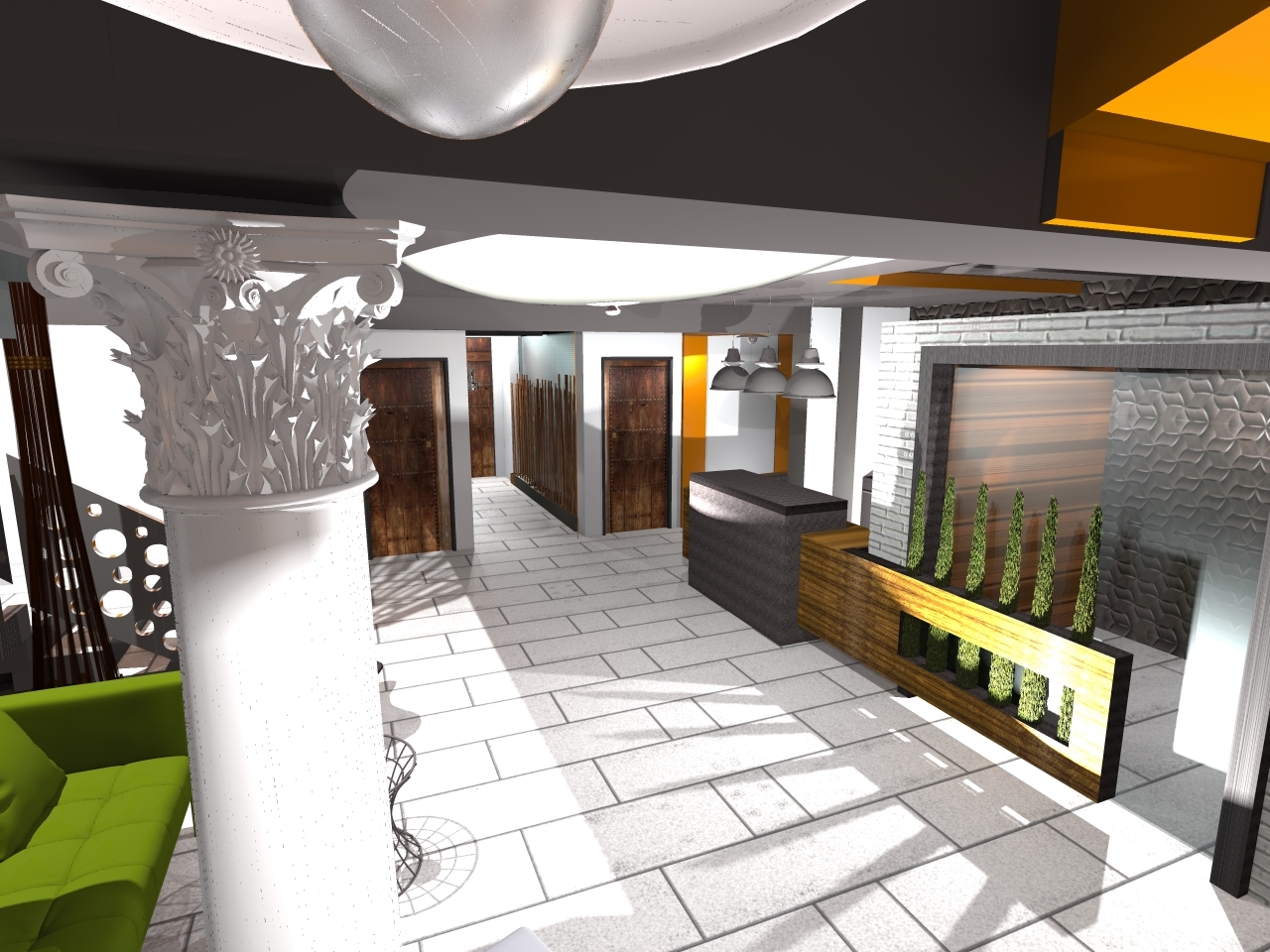 Dersane -Cephe ve İç mekan TASARIMI