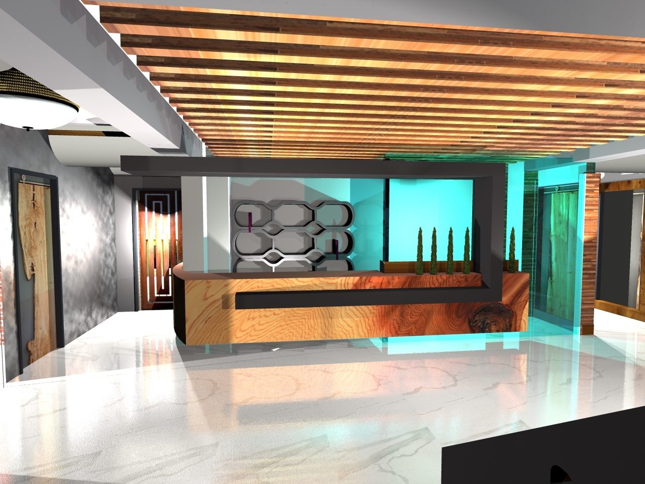 Dersane -Cephe ve İç mekan TASARIMI