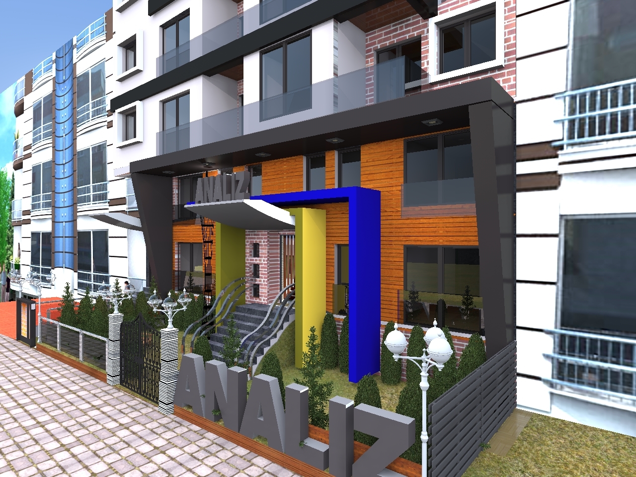 Dersane -Cephe ve İç mekan TASARIMI