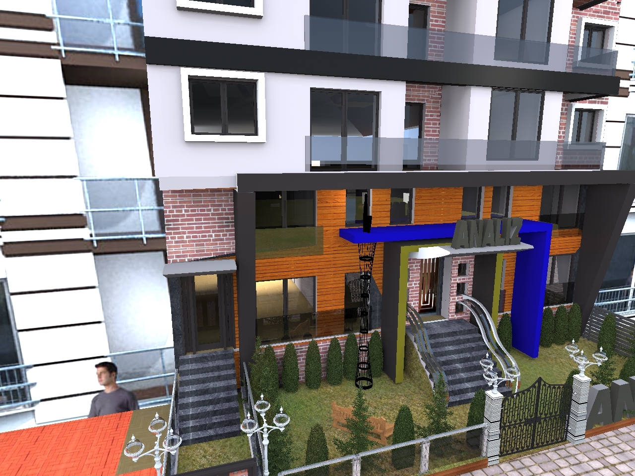 Dersane -Cephe ve İç mekan TASARIMI