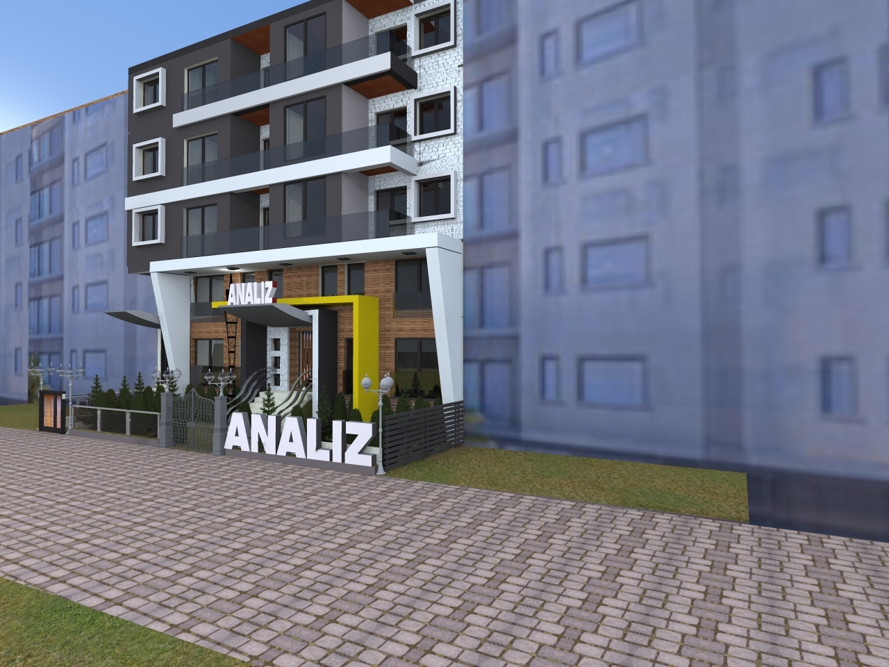 Dersane -Cephe ve İç mekan TASARIMI