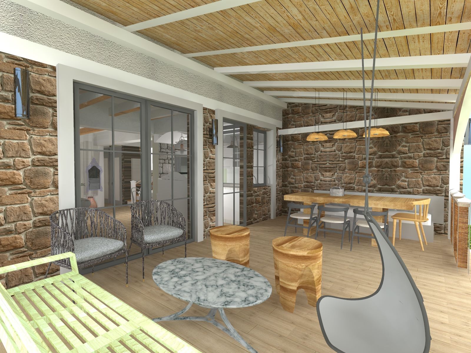 Özdere de bir Yazlık Tasarımı ve Uygulaması