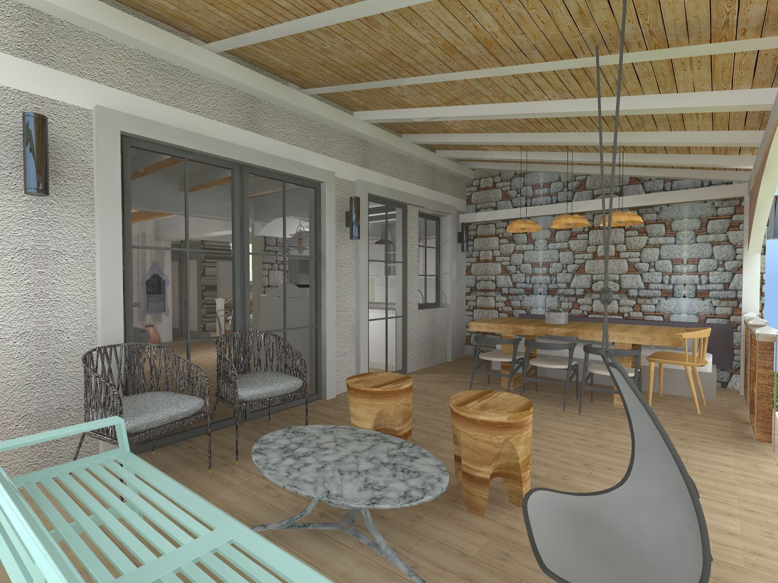 Özdere de bir Yazlık Tasarımı ve Uygulaması