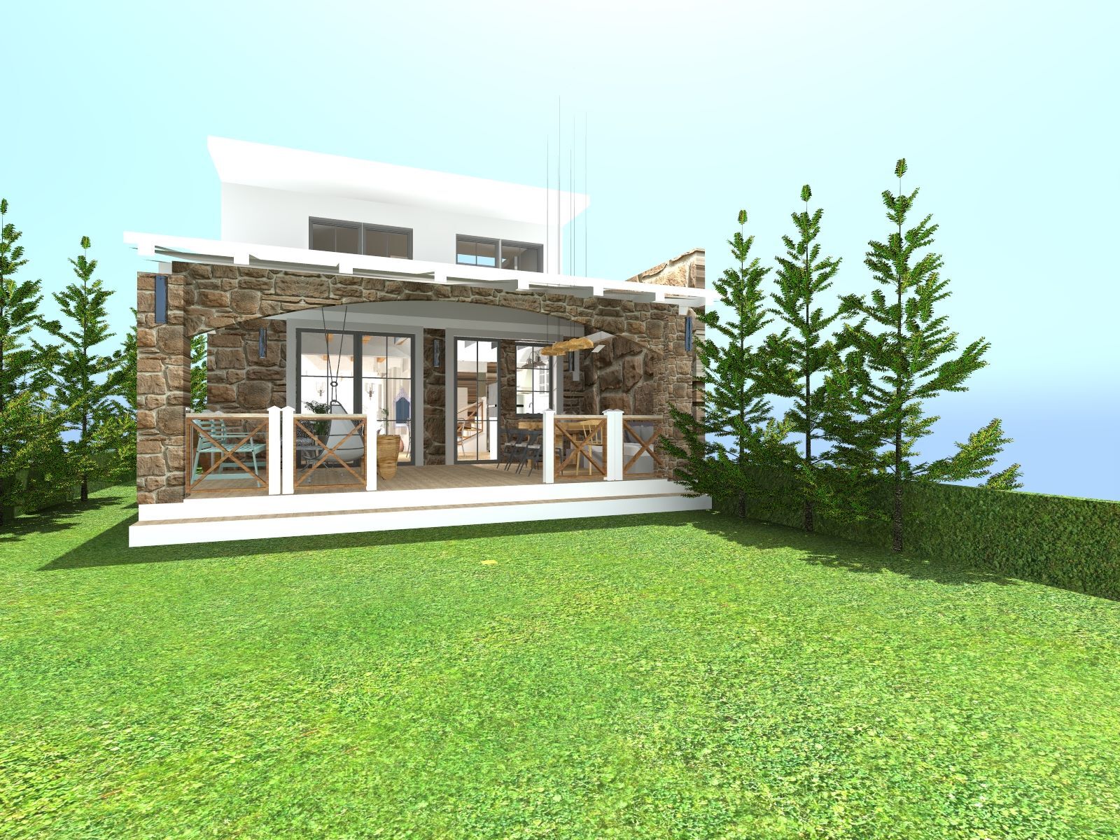 Özdere de bir Yazlık Tasarımı ve Uygulaması