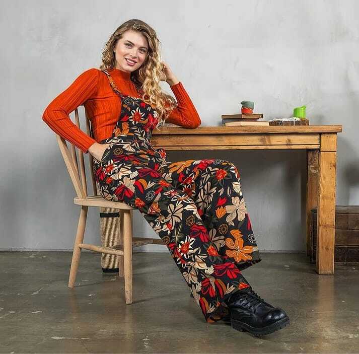 Siyah Çiçekli SLOPET