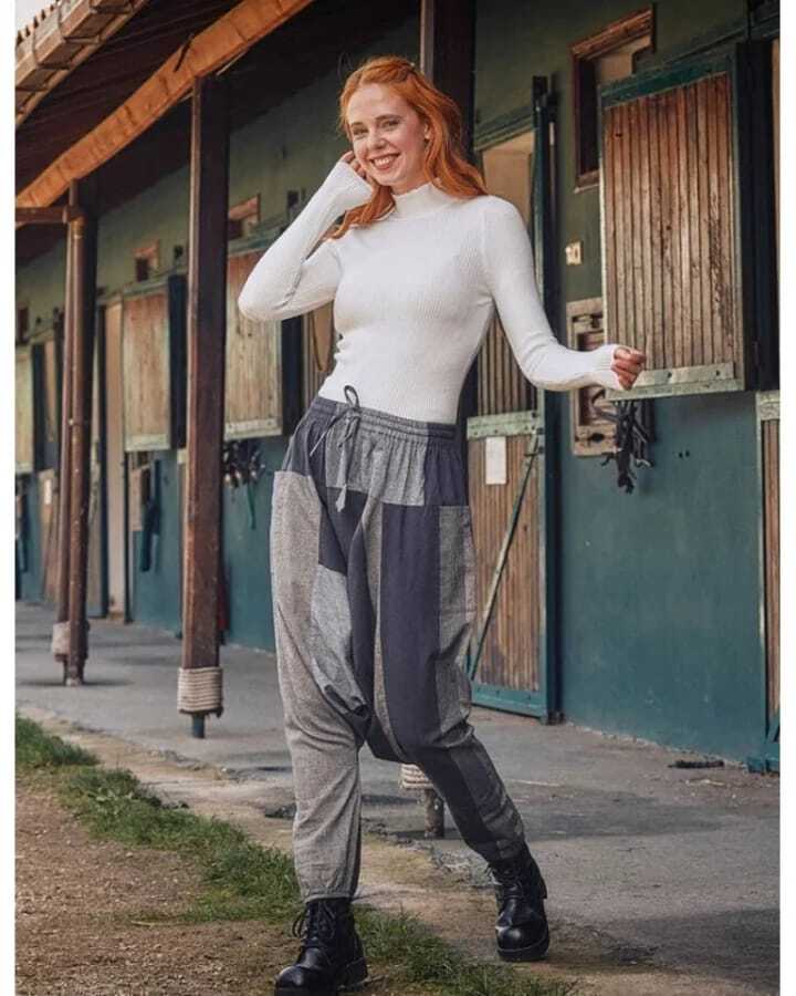 Bağcıklı Etnik Şalvar  