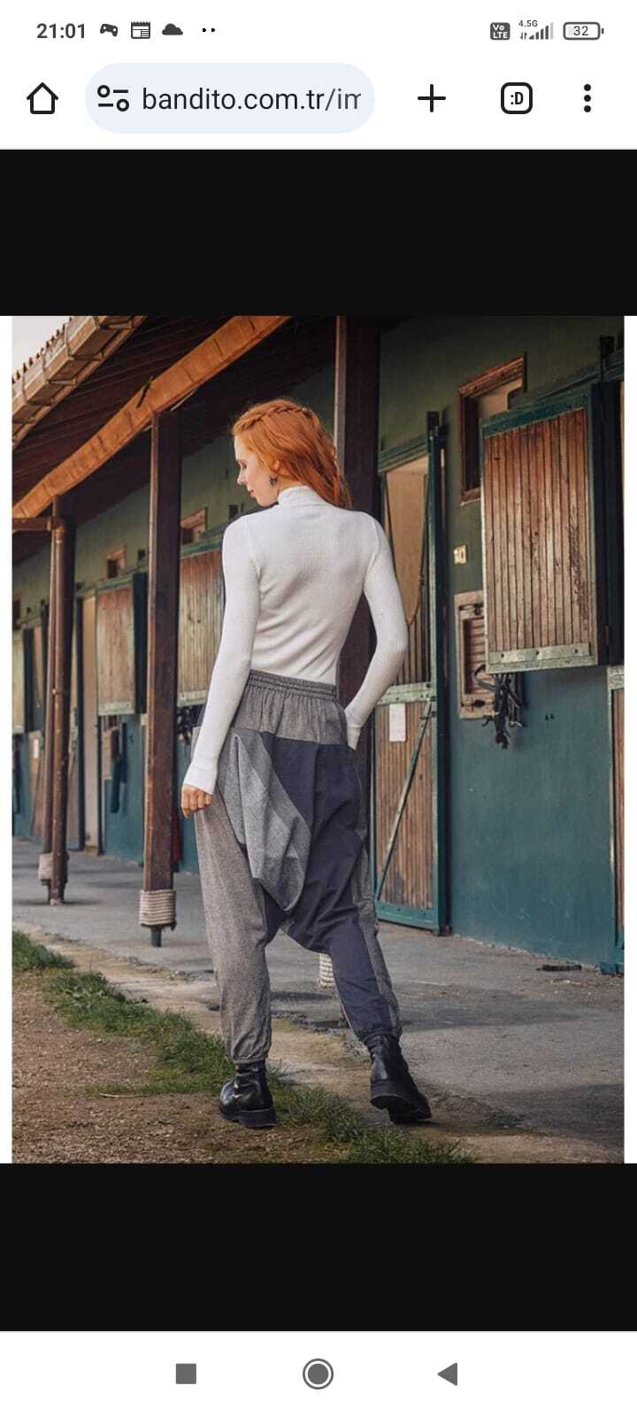 Bağcıklı Etnik Şalvar  