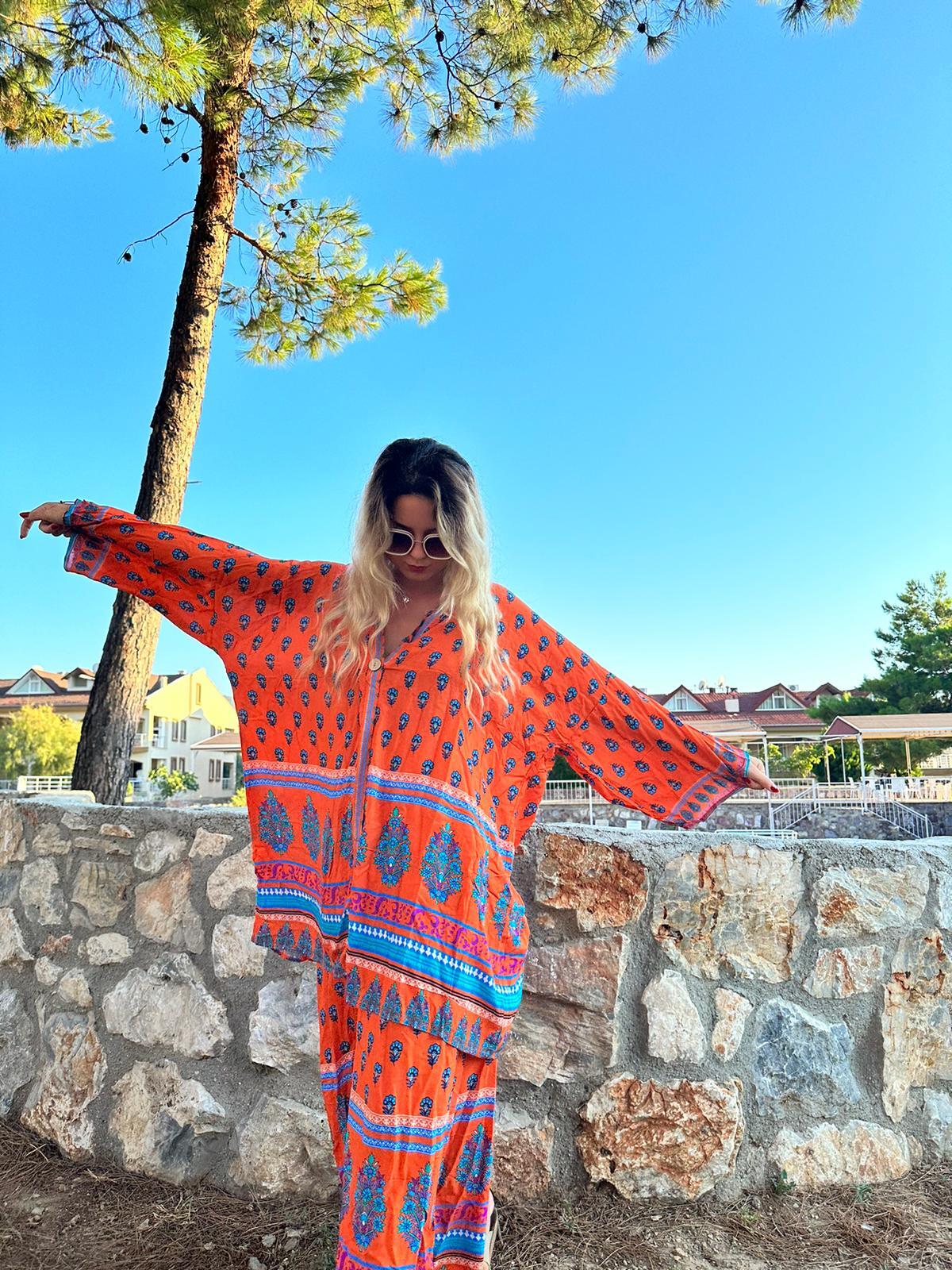 İkili takım viskon kumaş 