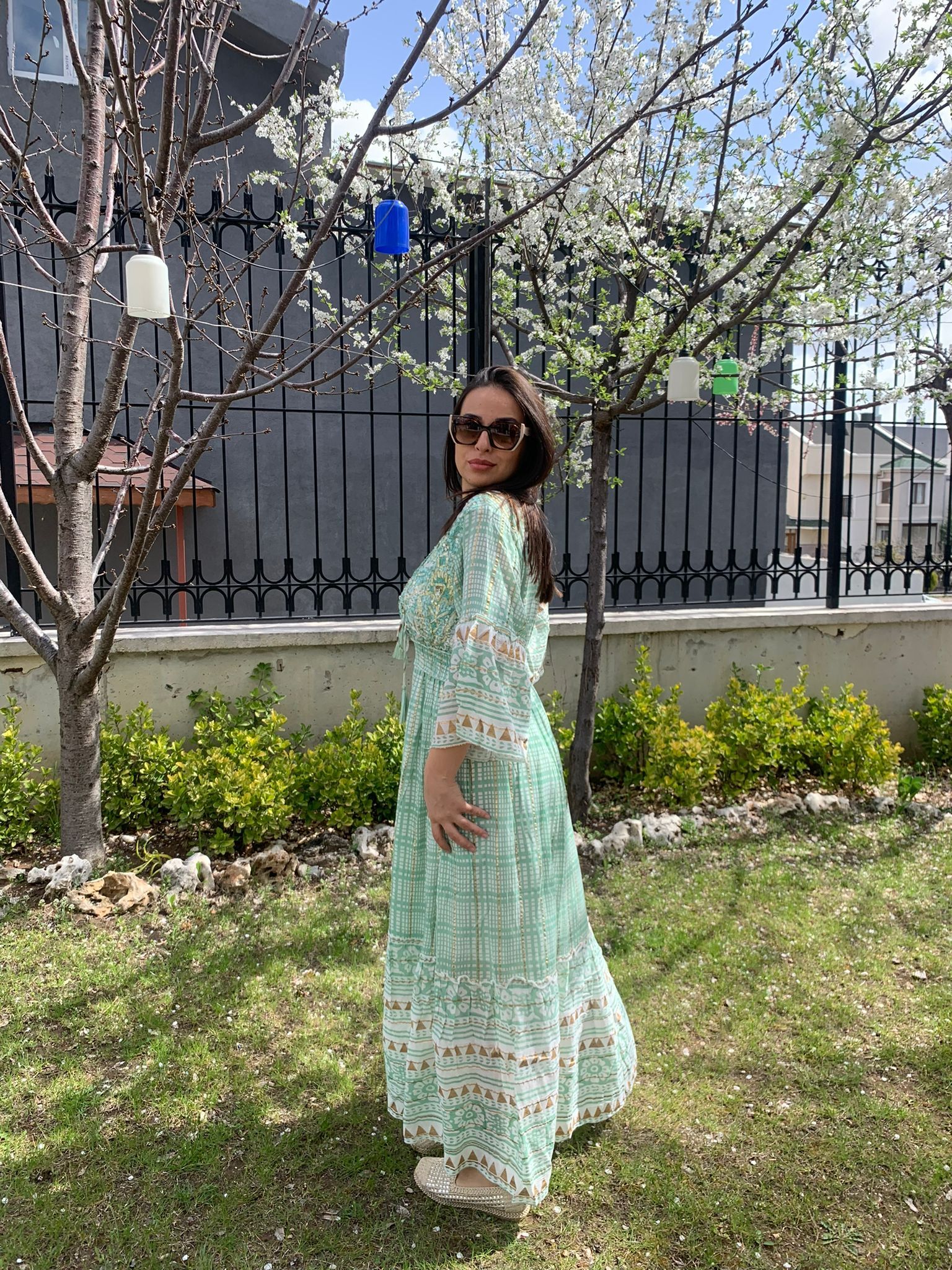 Antica İşlemeli Elbise