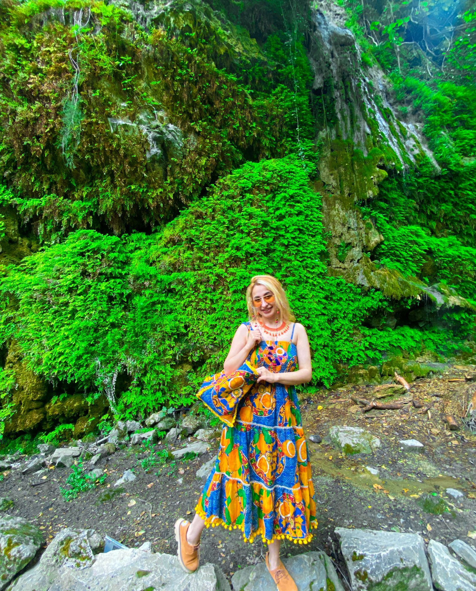 Antica ethnica Koton elbise ÇANTA hediyeli 