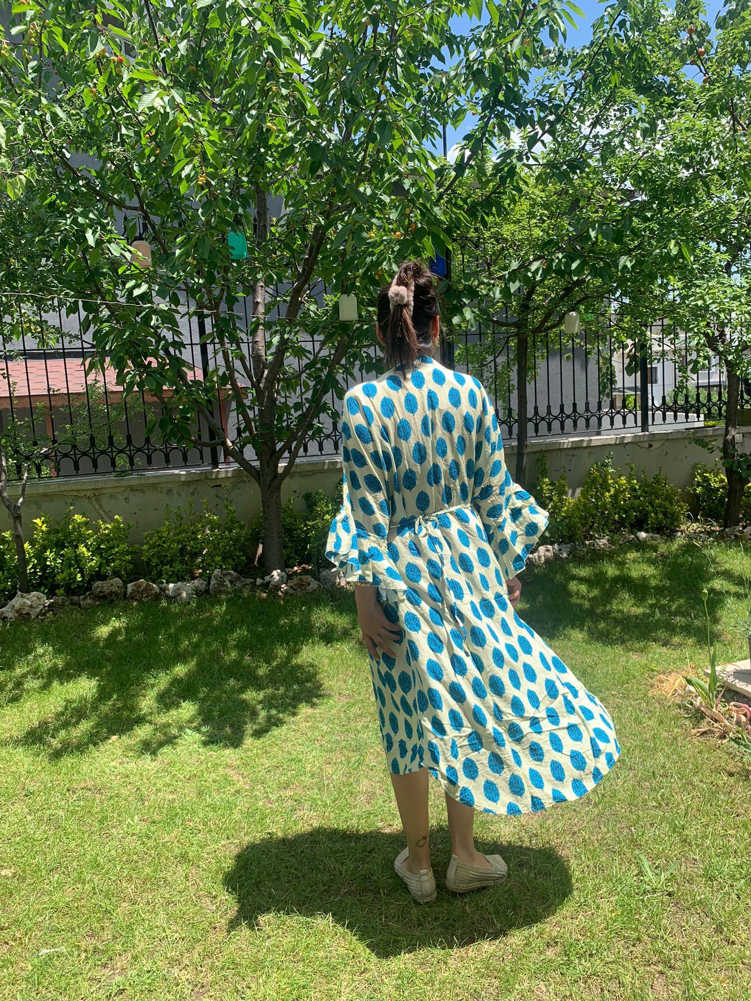 El İşi İşlemeli Gömlek Elbise