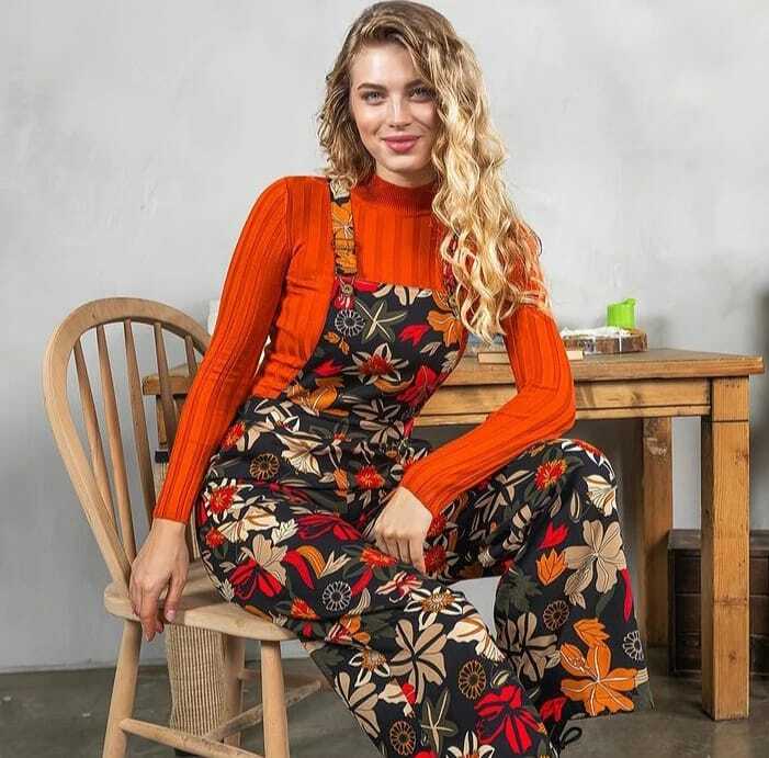 Siyah Çiçekli SLOPET