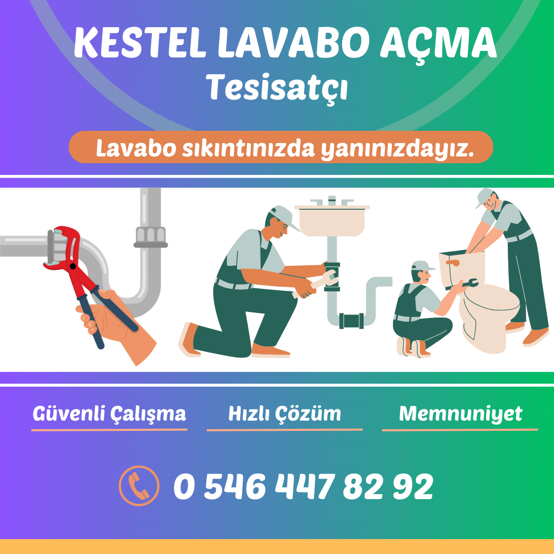 Kestel Lavabo Açma 