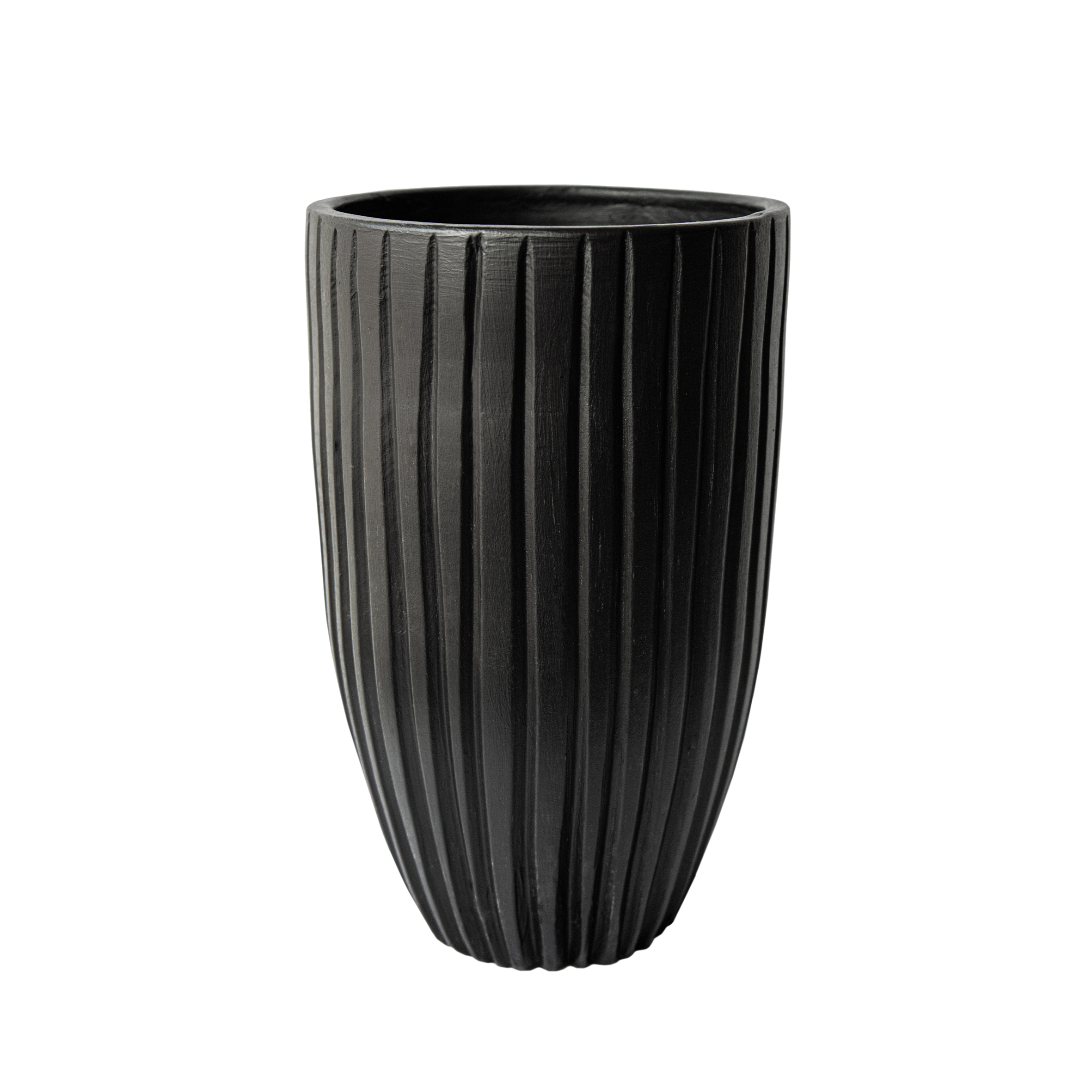 Adrea Siyah Mat  Vazo