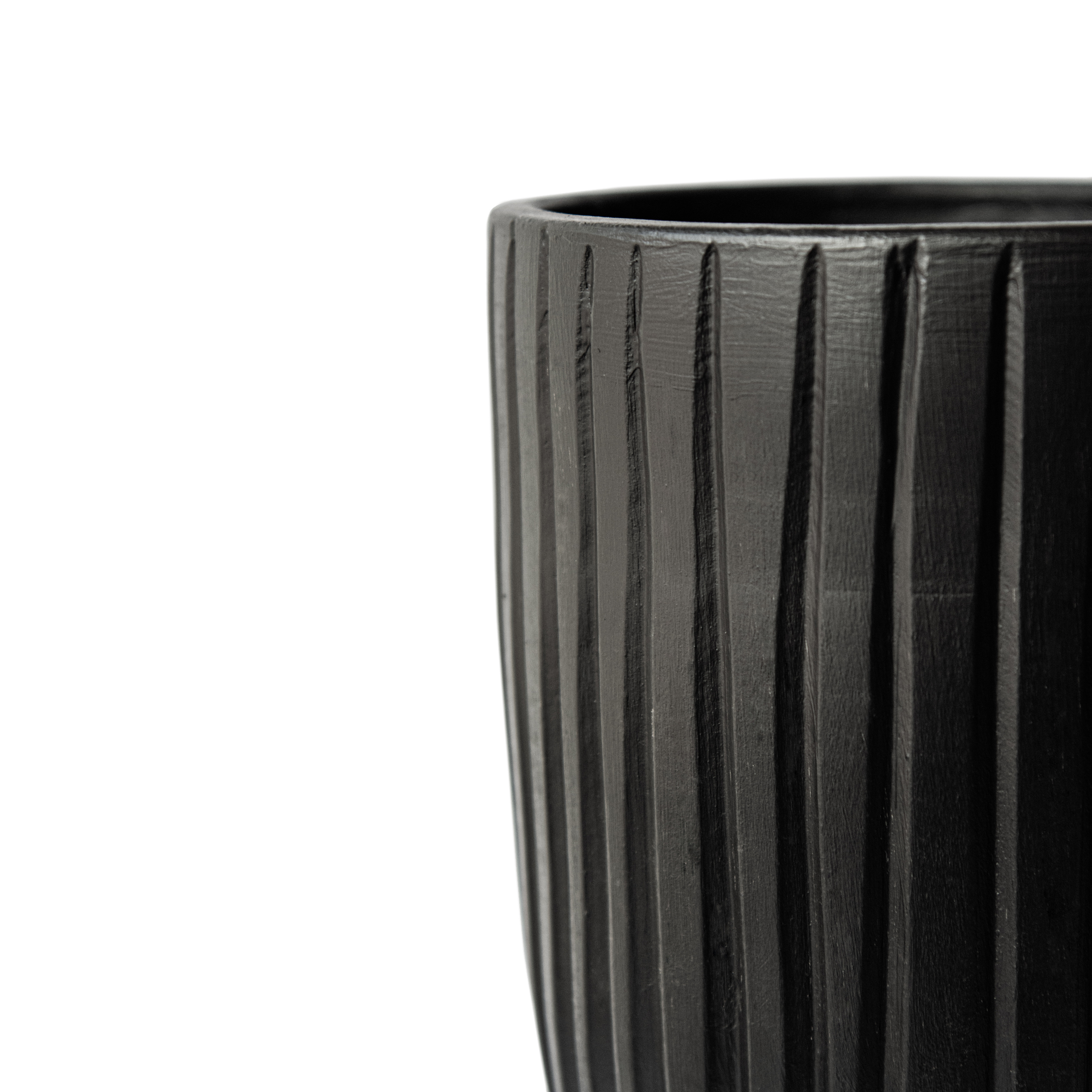 Adrea Siyah Mat  Vazo