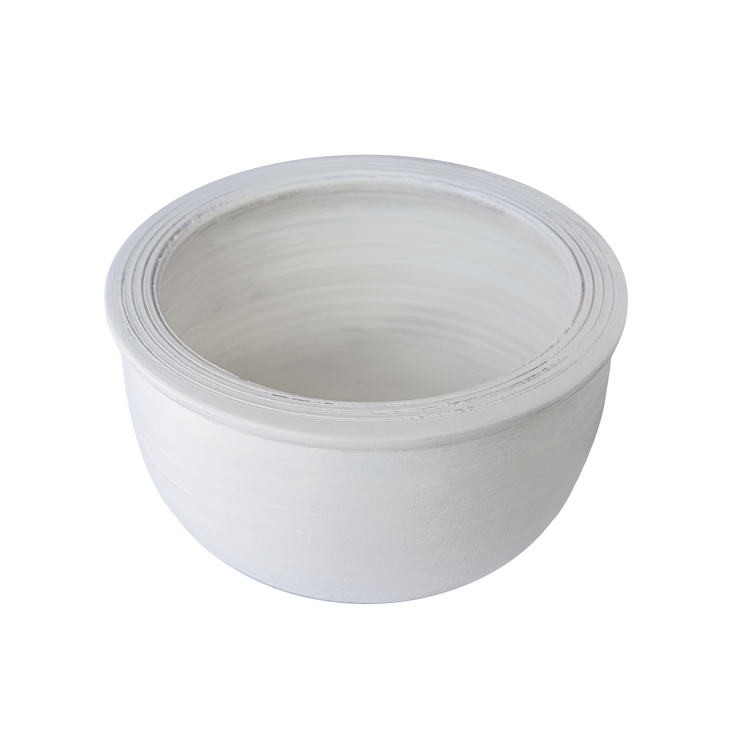 Alina Beyaz Mat Saksı