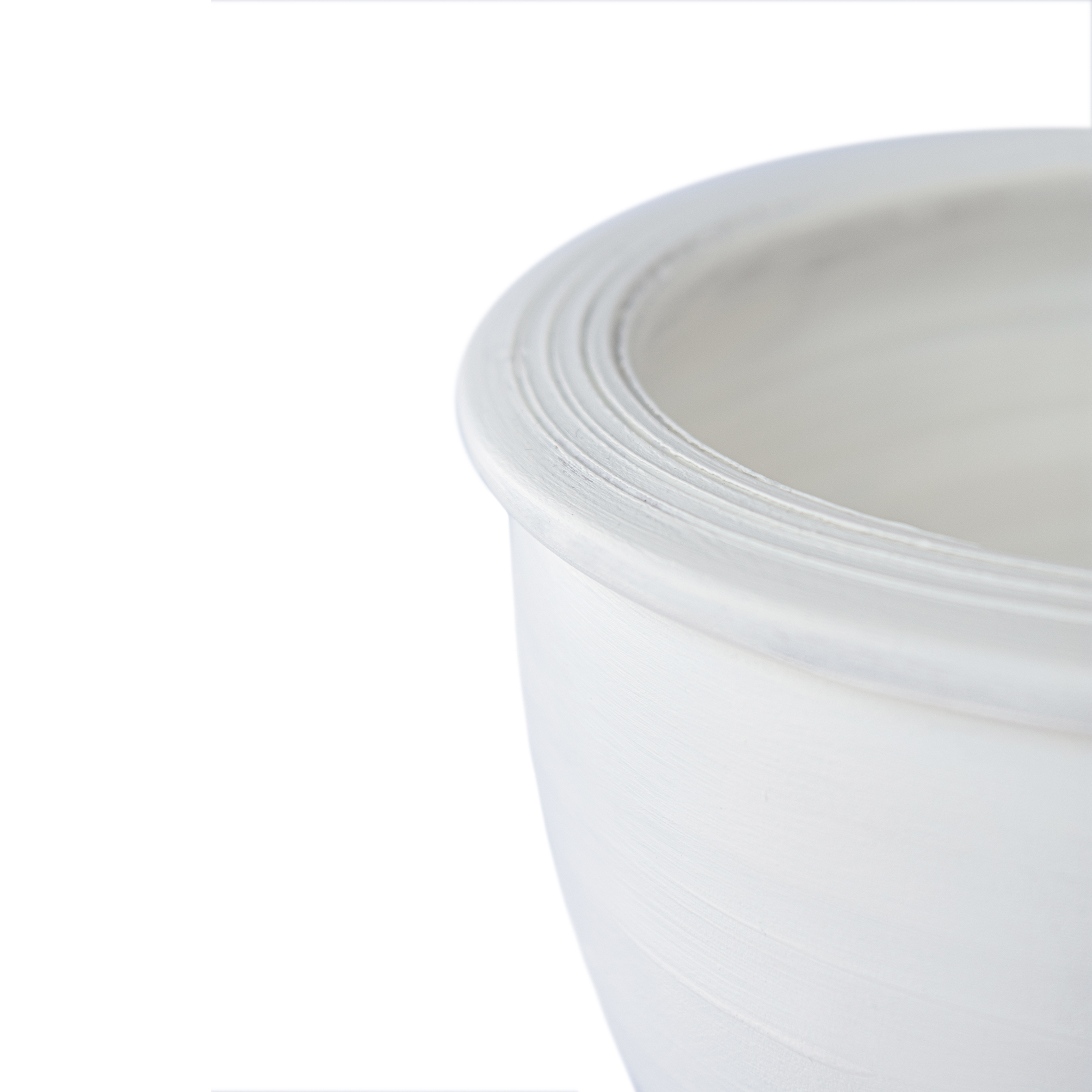 Alina Beyaz Mat Saksı