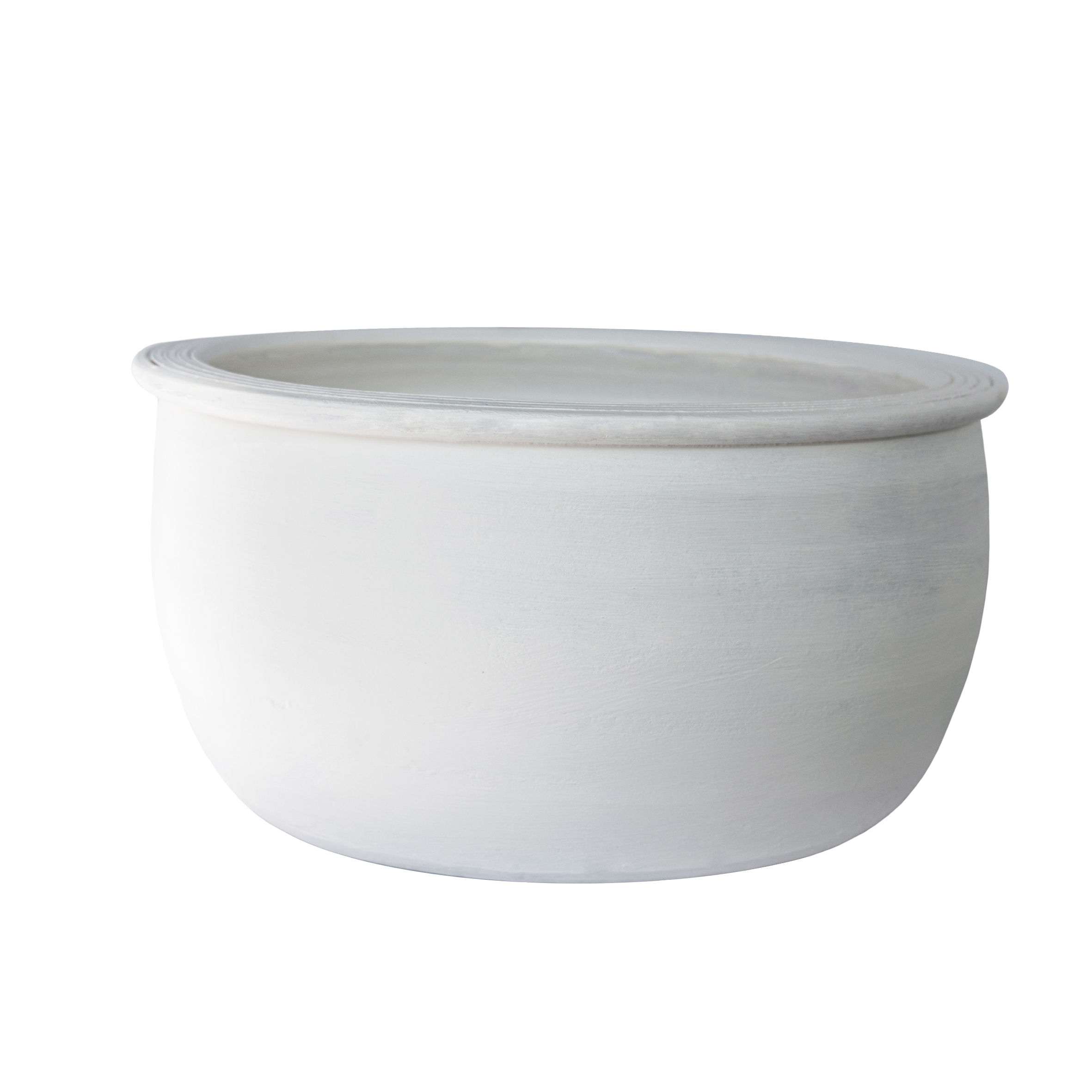 Alinan Beyaz Mat  Saksı