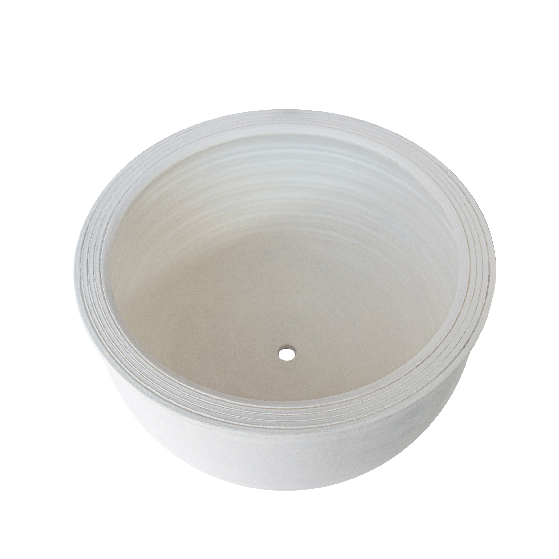 Alinan Beyaz Mat  Saksı