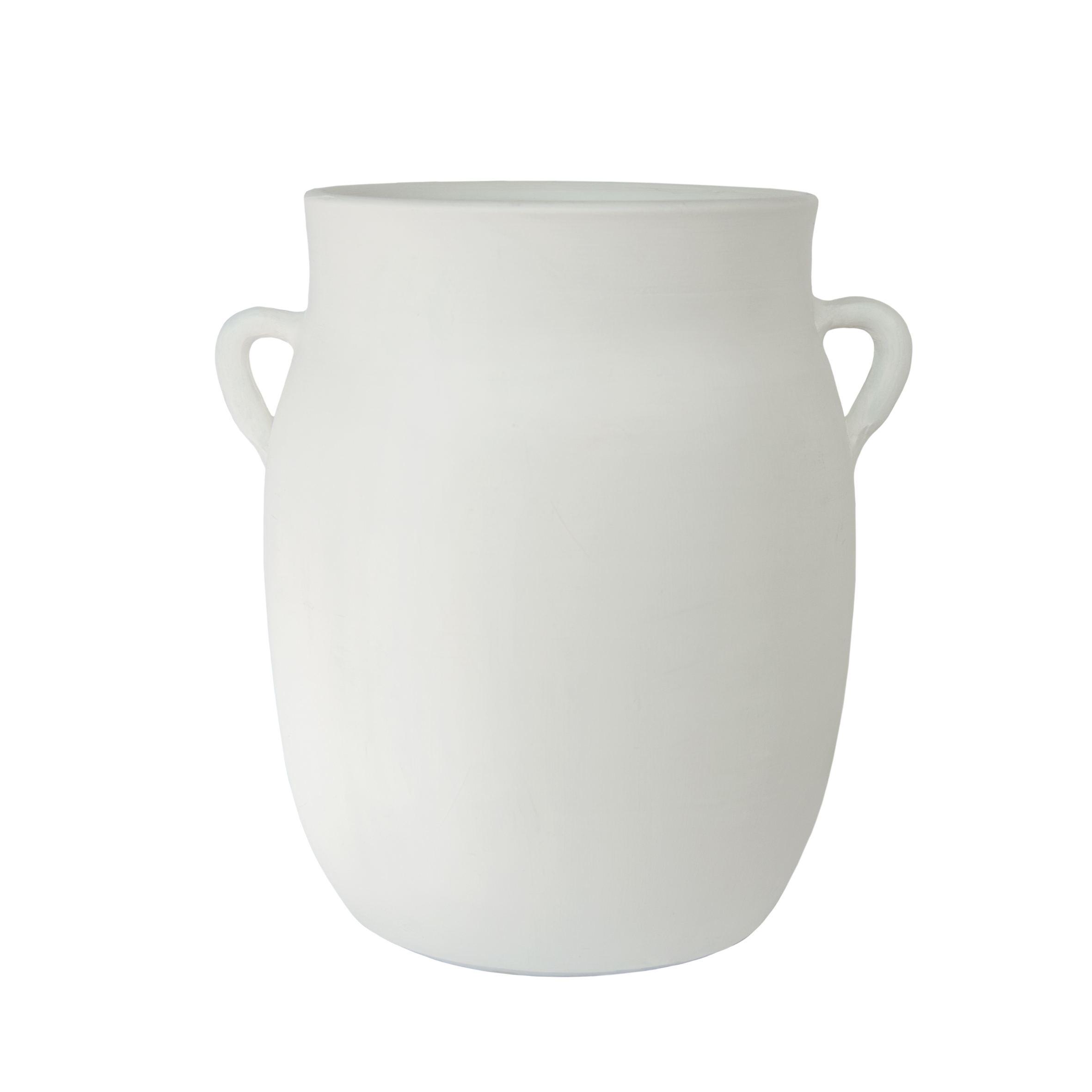 Bora  Beyaz Mat iki Kuplu Vazo