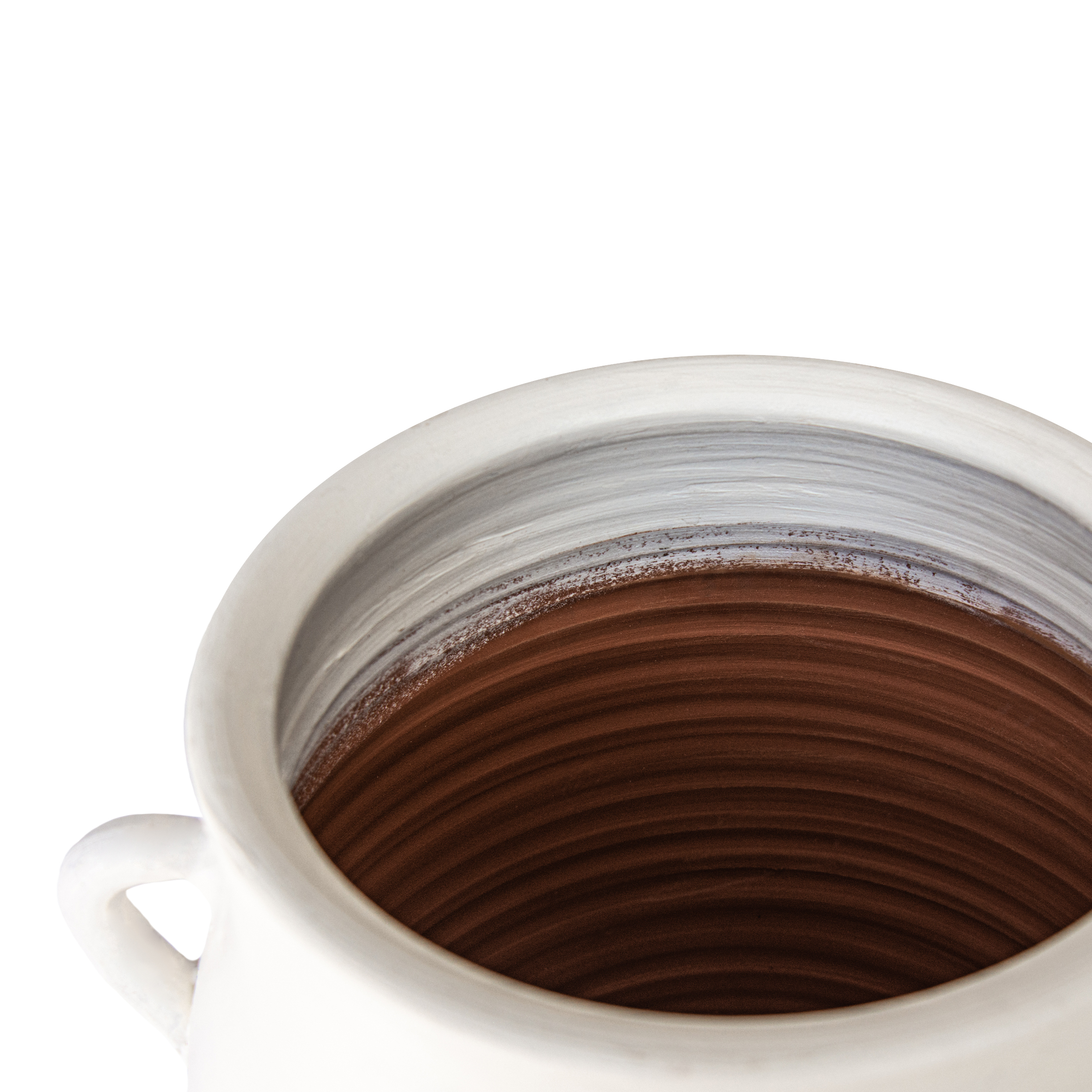 Bora  Beyaz Mat iki Kuplu Vazo