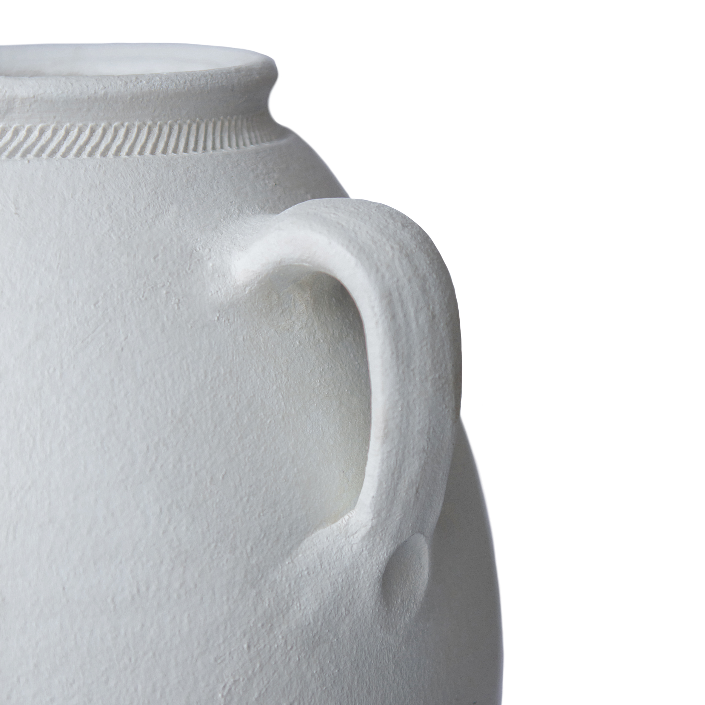 Bucca Beyaz Mat İki Kuplu Vazo