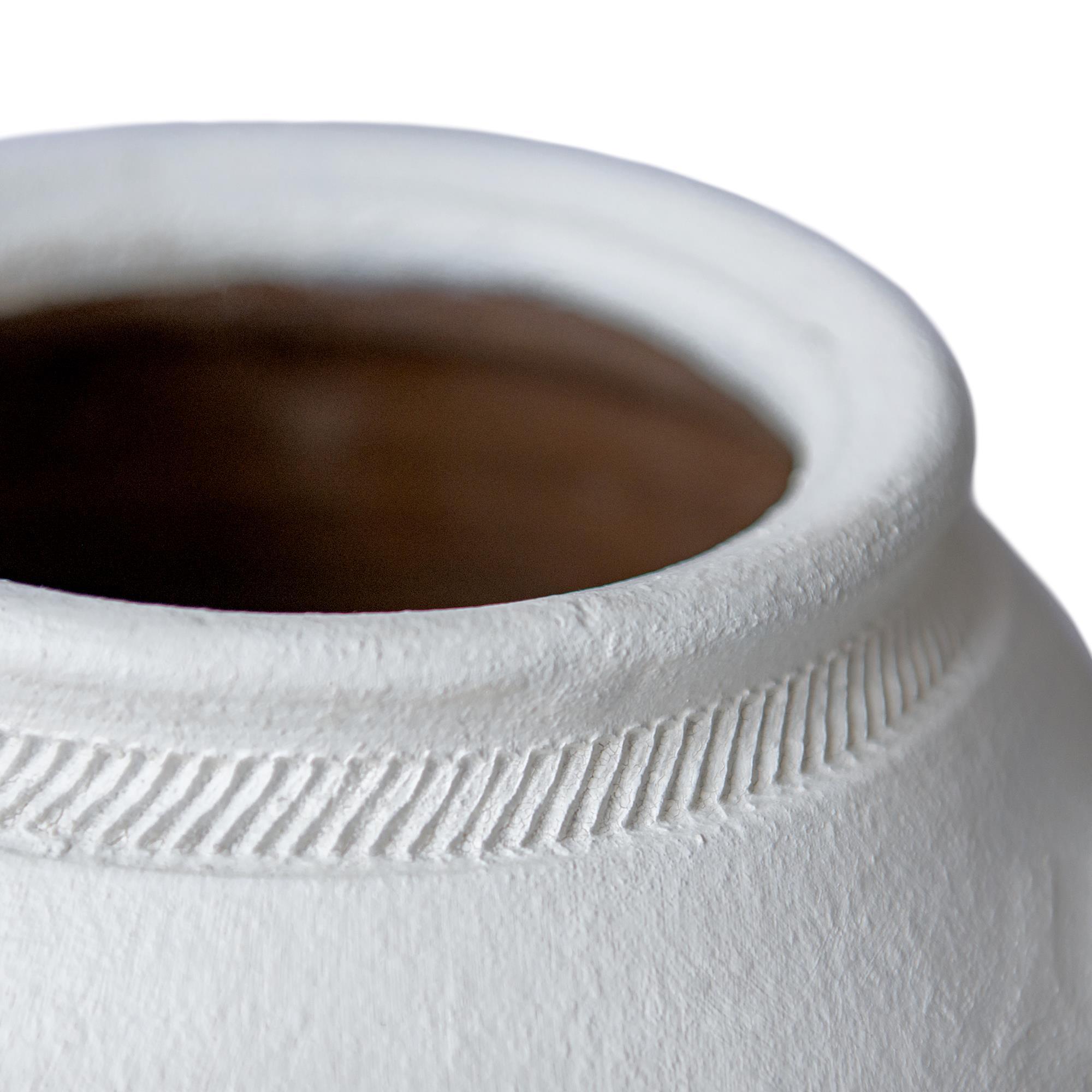 Bucca Beyaz Mat İki Kuplu Vazo