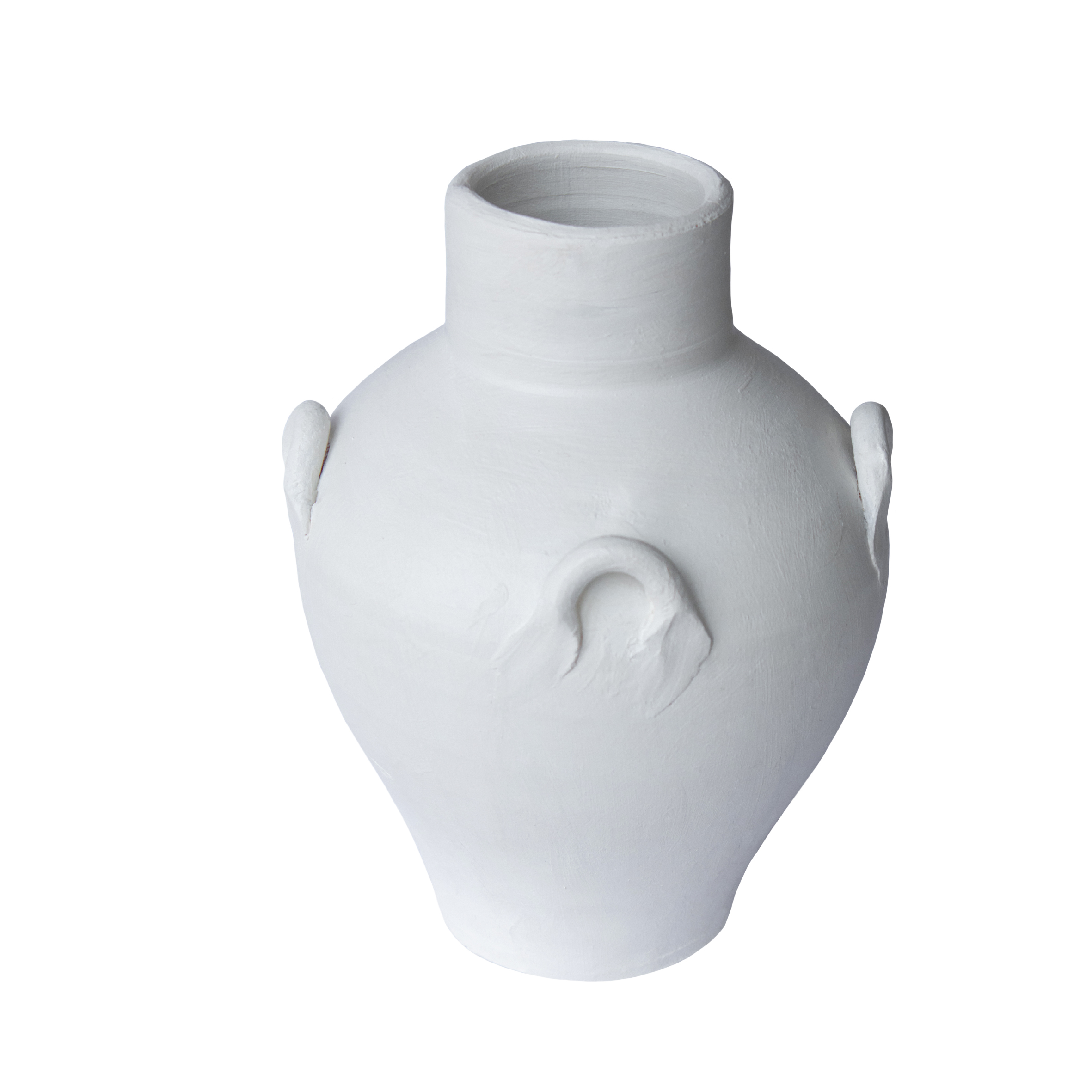 Canna Beyaz Mat Dört Kuplu Vazo