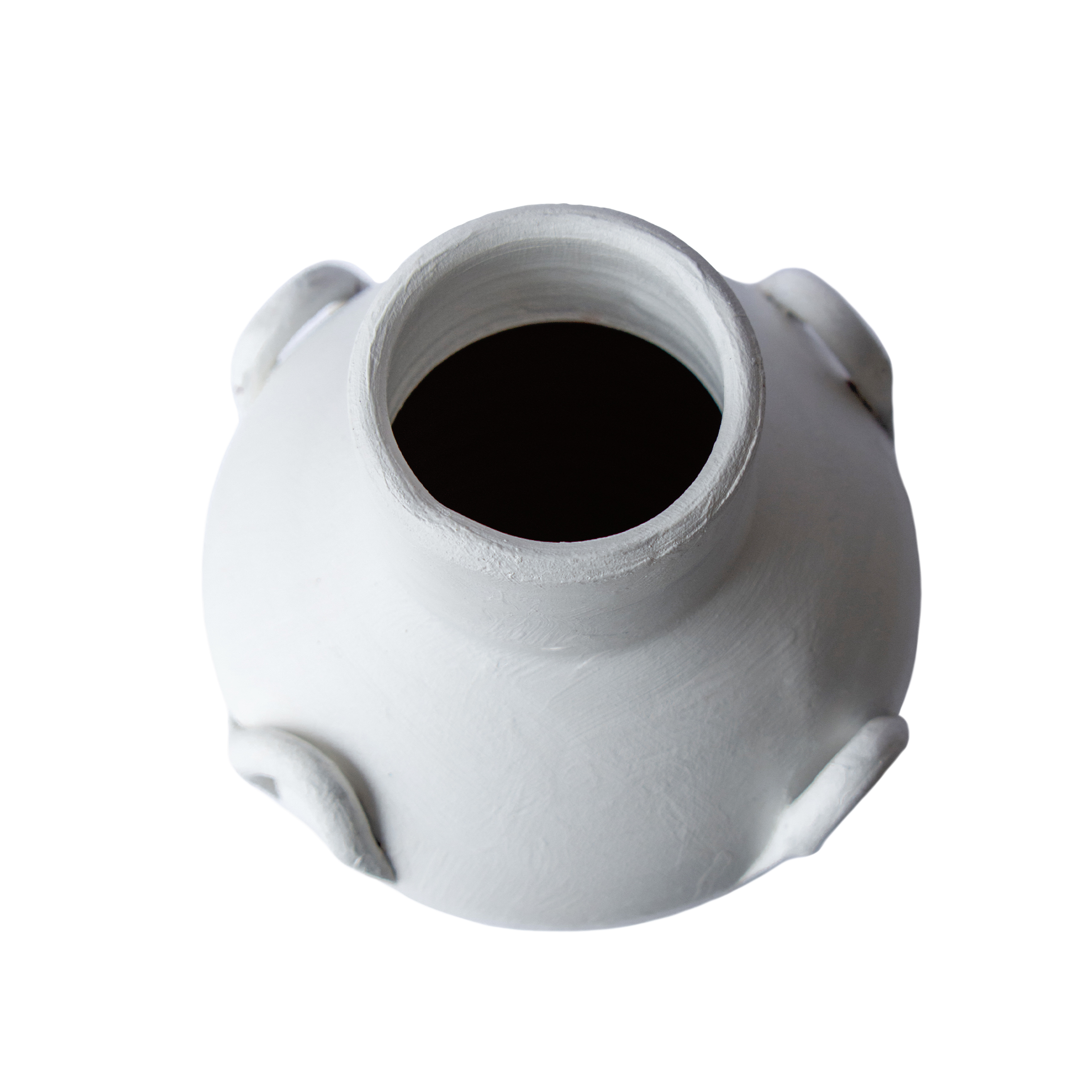 Canna Beyaz Mat Dört Kuplu Vazo