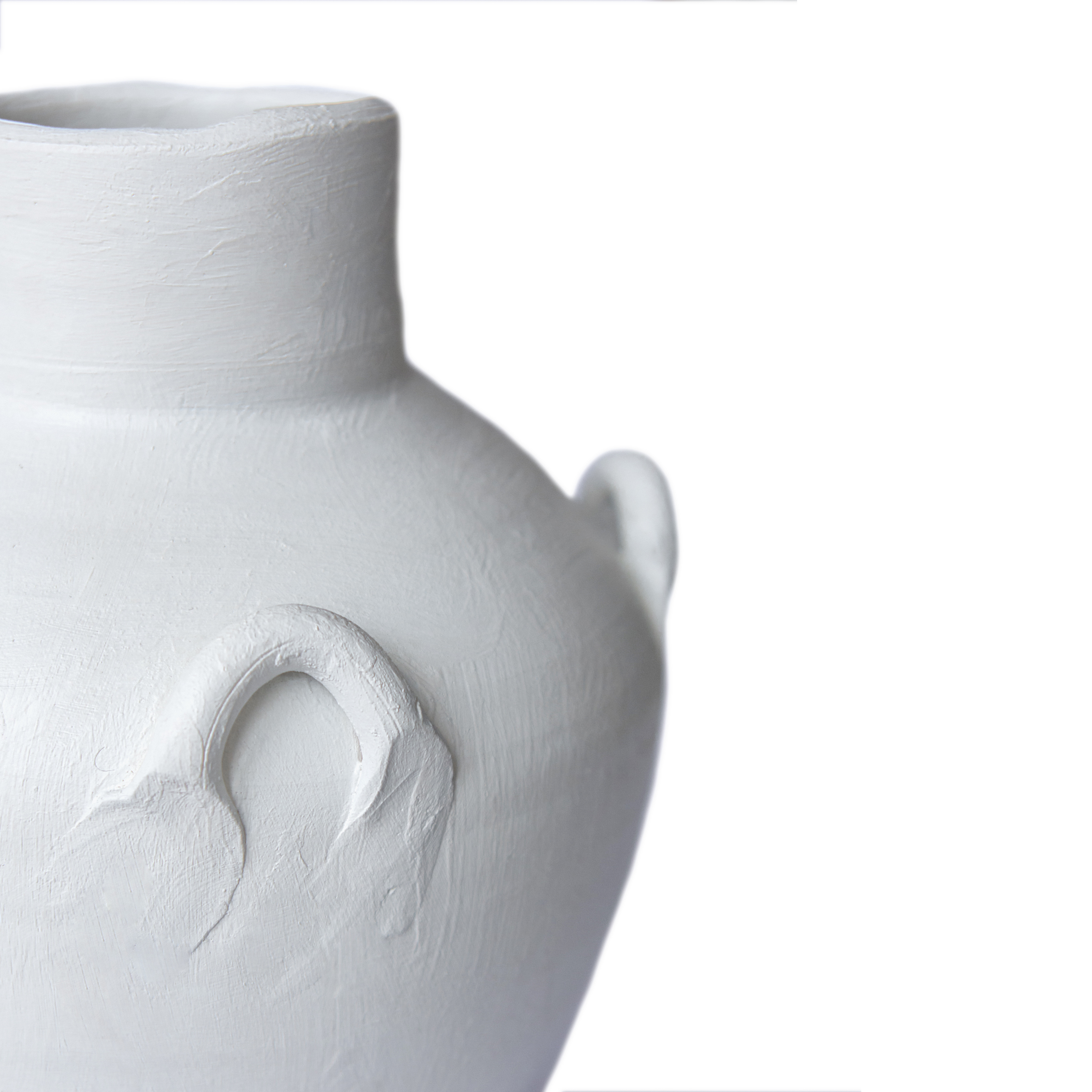 Canna Beyaz Mat Dört Kuplu Vazo