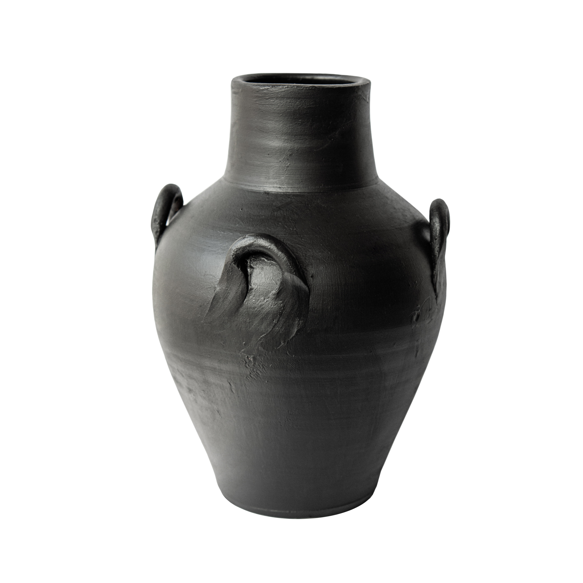 Canna Siyah Mat Dört Kuplu Vazo