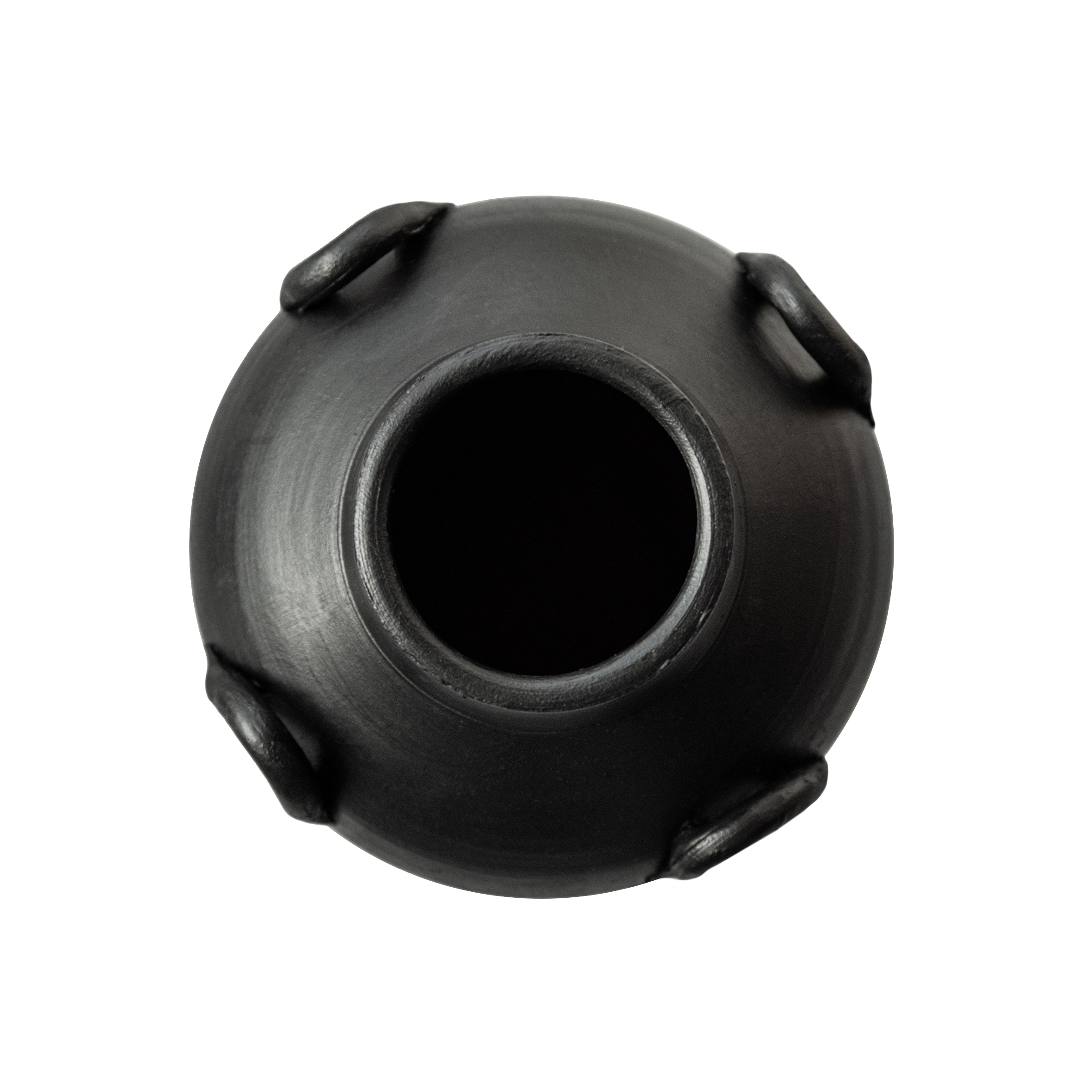 Canna Siyah Mat Dört Kuplu Vazo