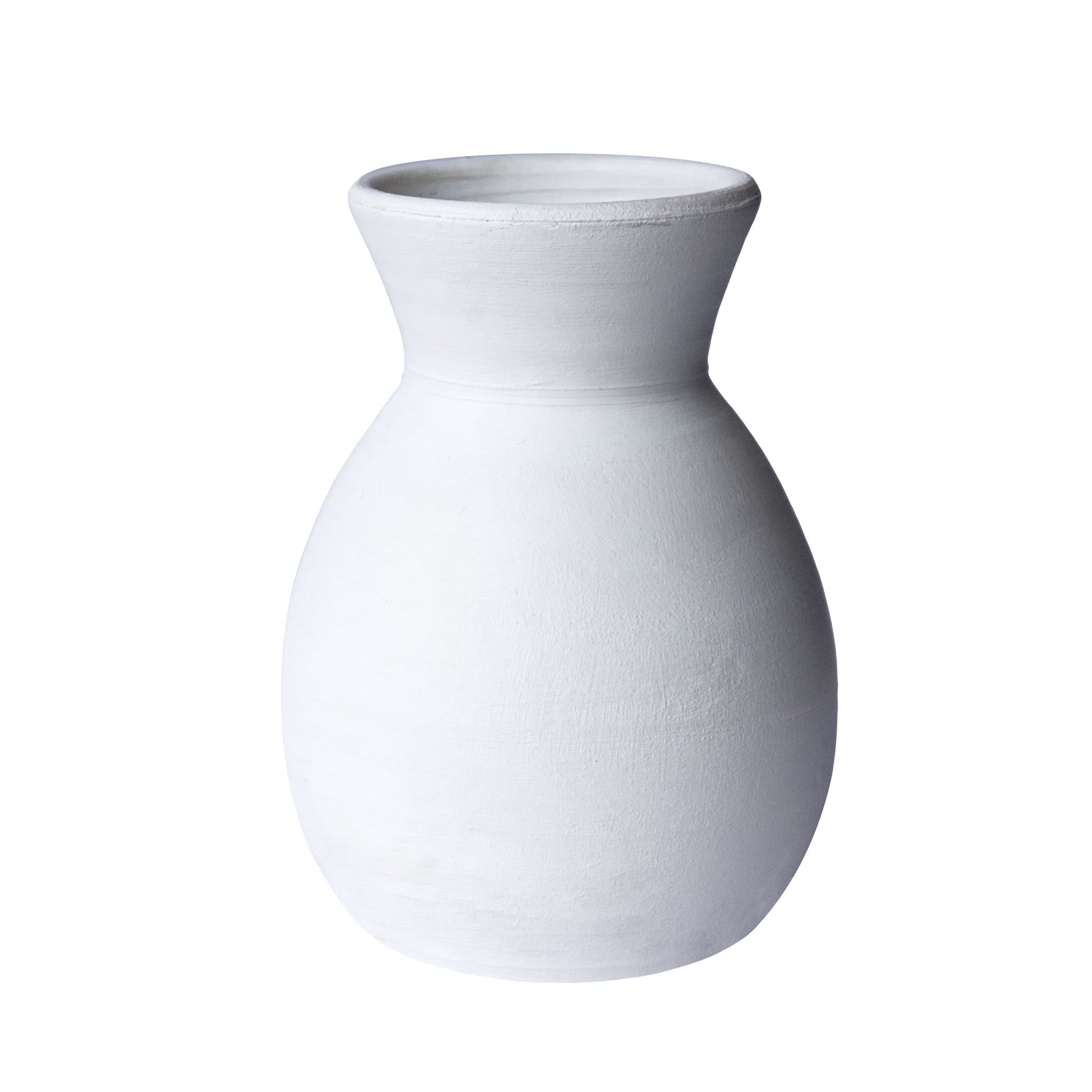 Cella  Beyaz Mat Vazo
