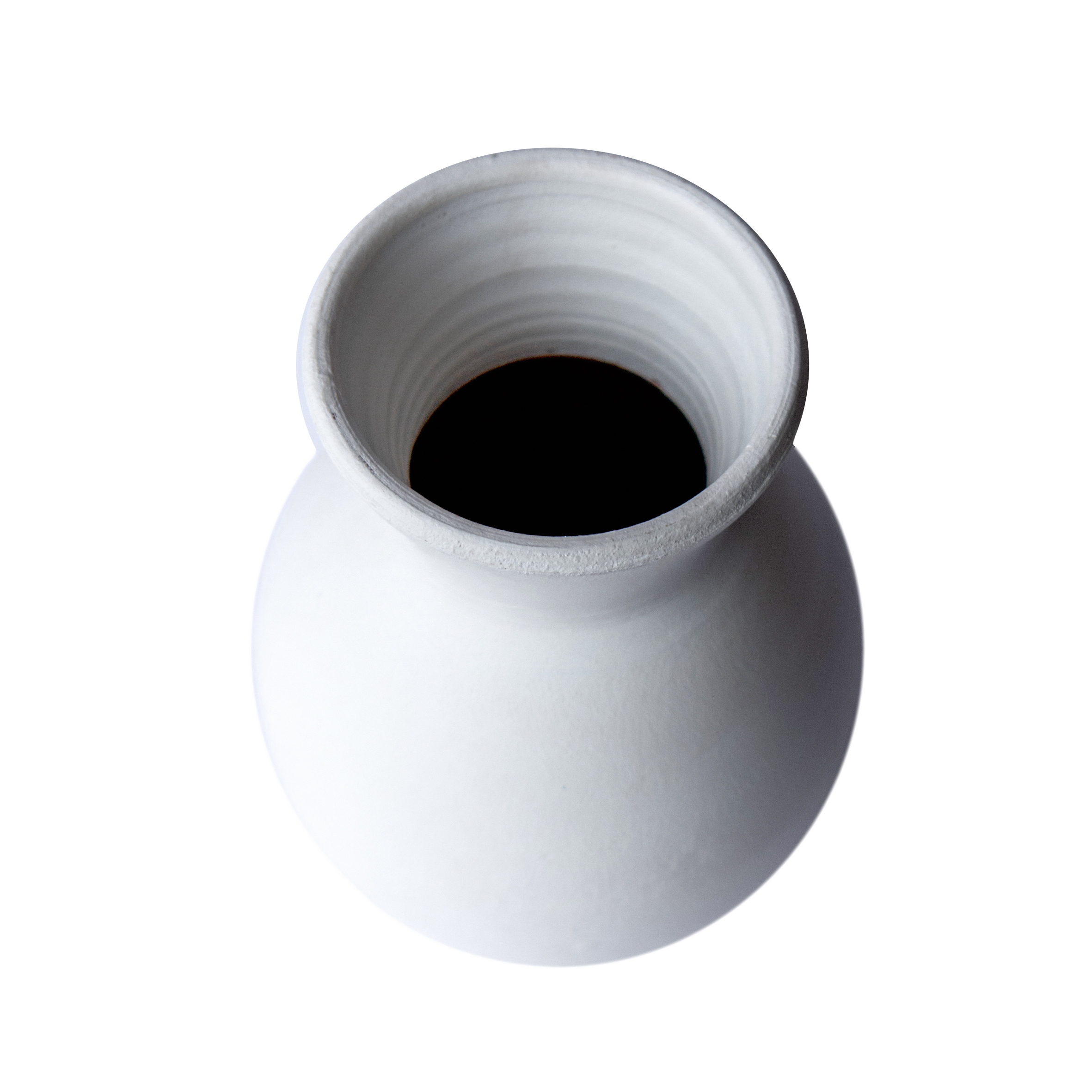 Cella  Beyaz Mat Vazo