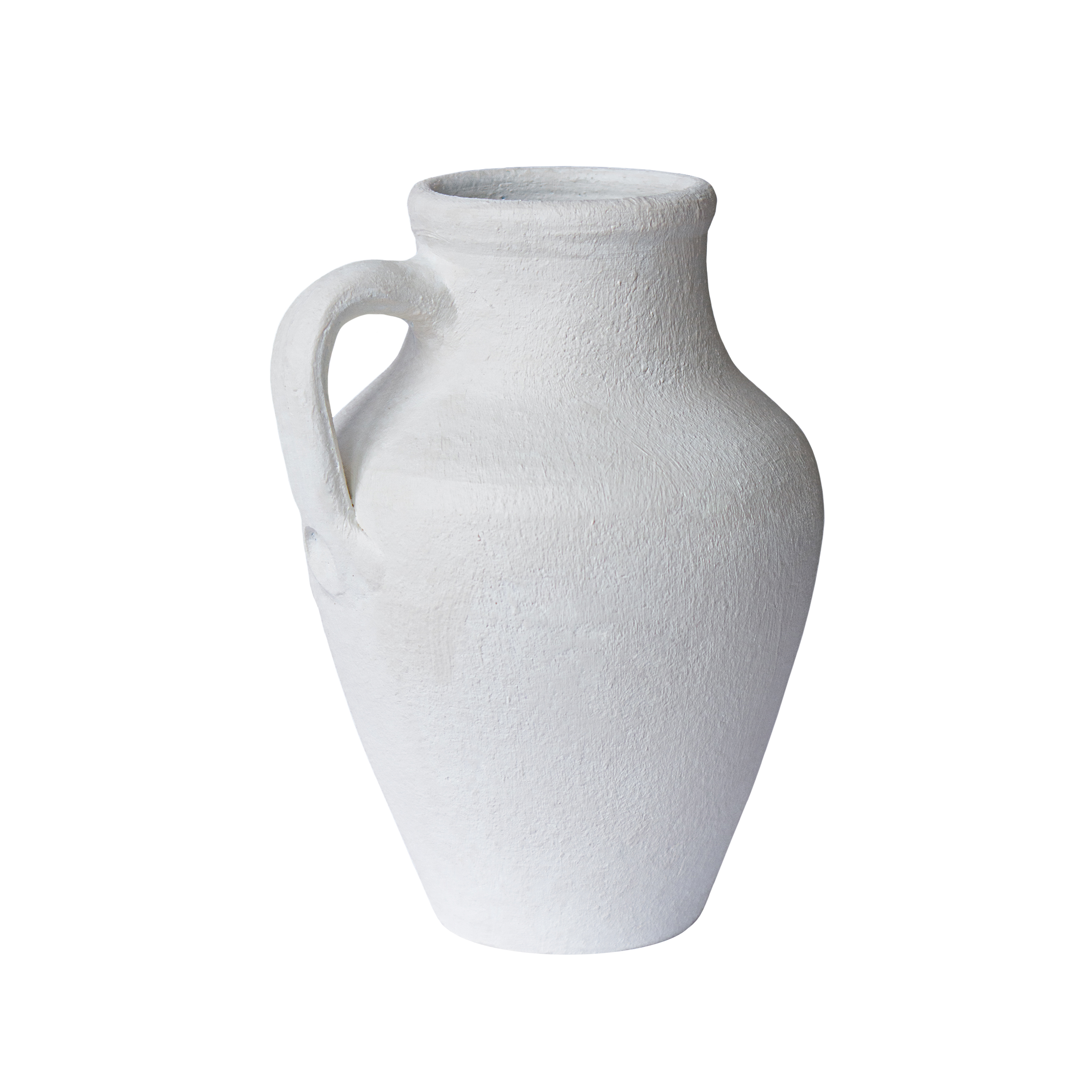 Digitus Beyaz Mat Tek Kuplu Vazo