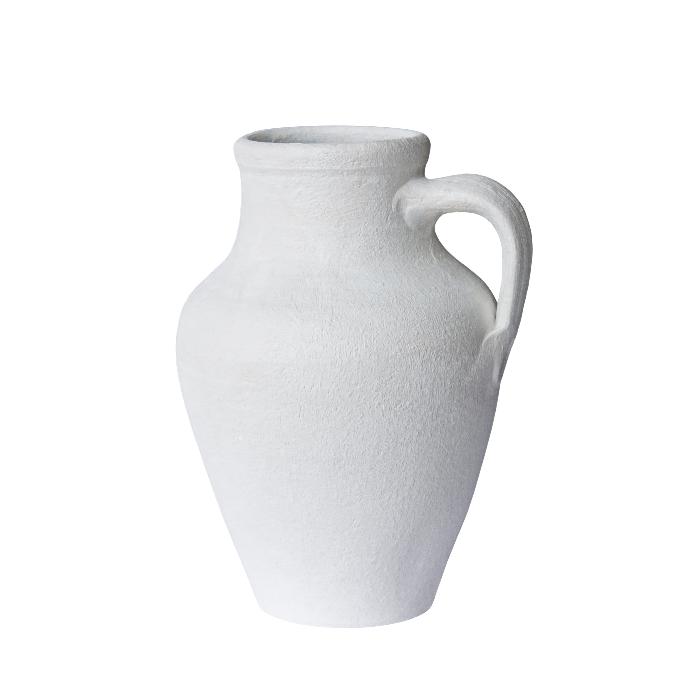 Digitus Beyaz Mat Tek Kuplu Vazo