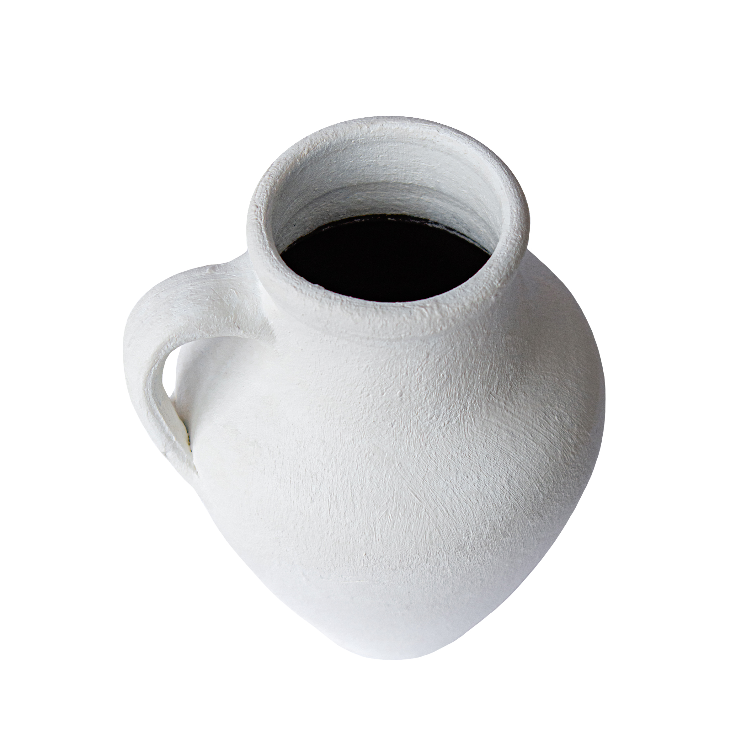 Digitus Beyaz Mat Tek Kuplu Vazo