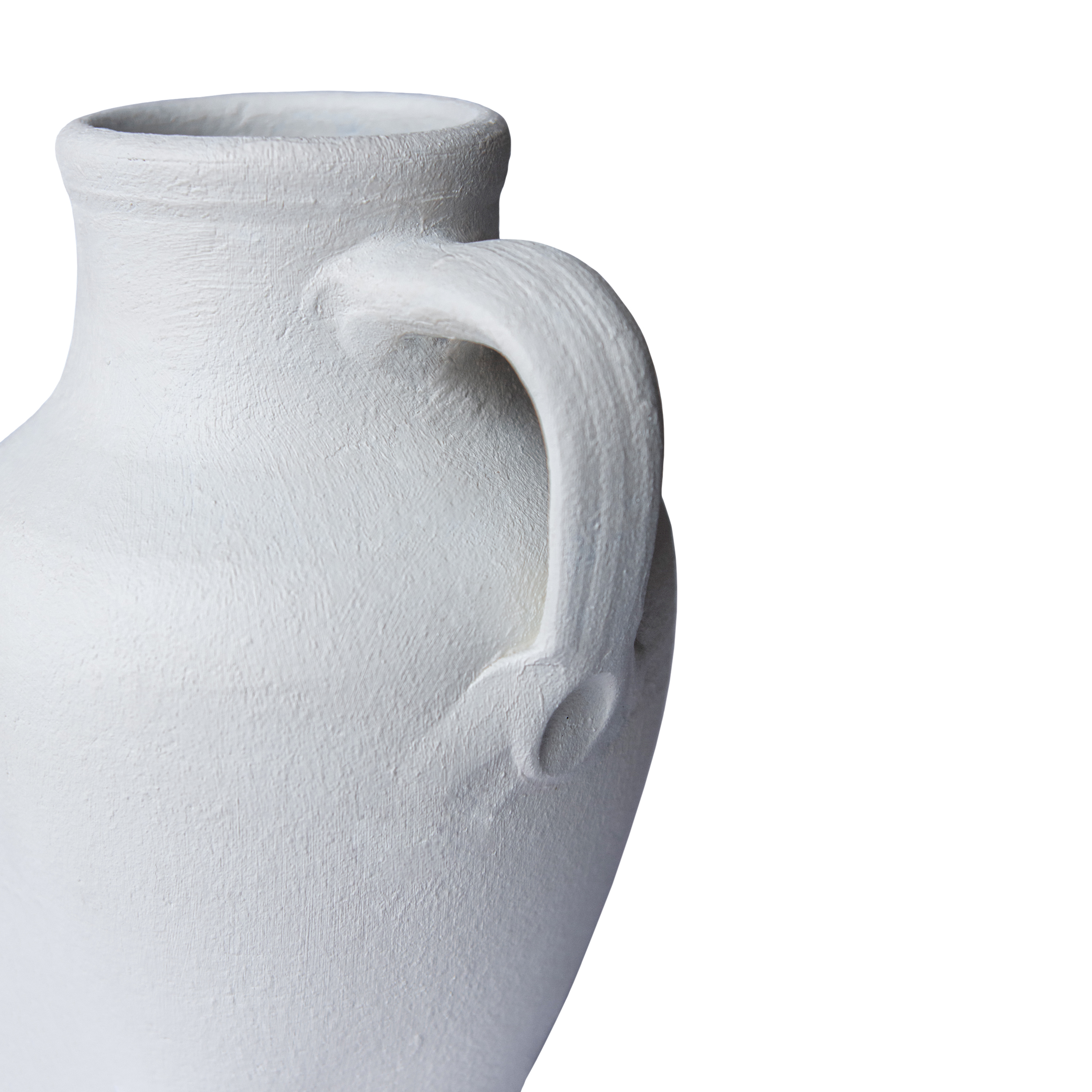 Digitus Beyaz Mat Tek Kuplu Vazo