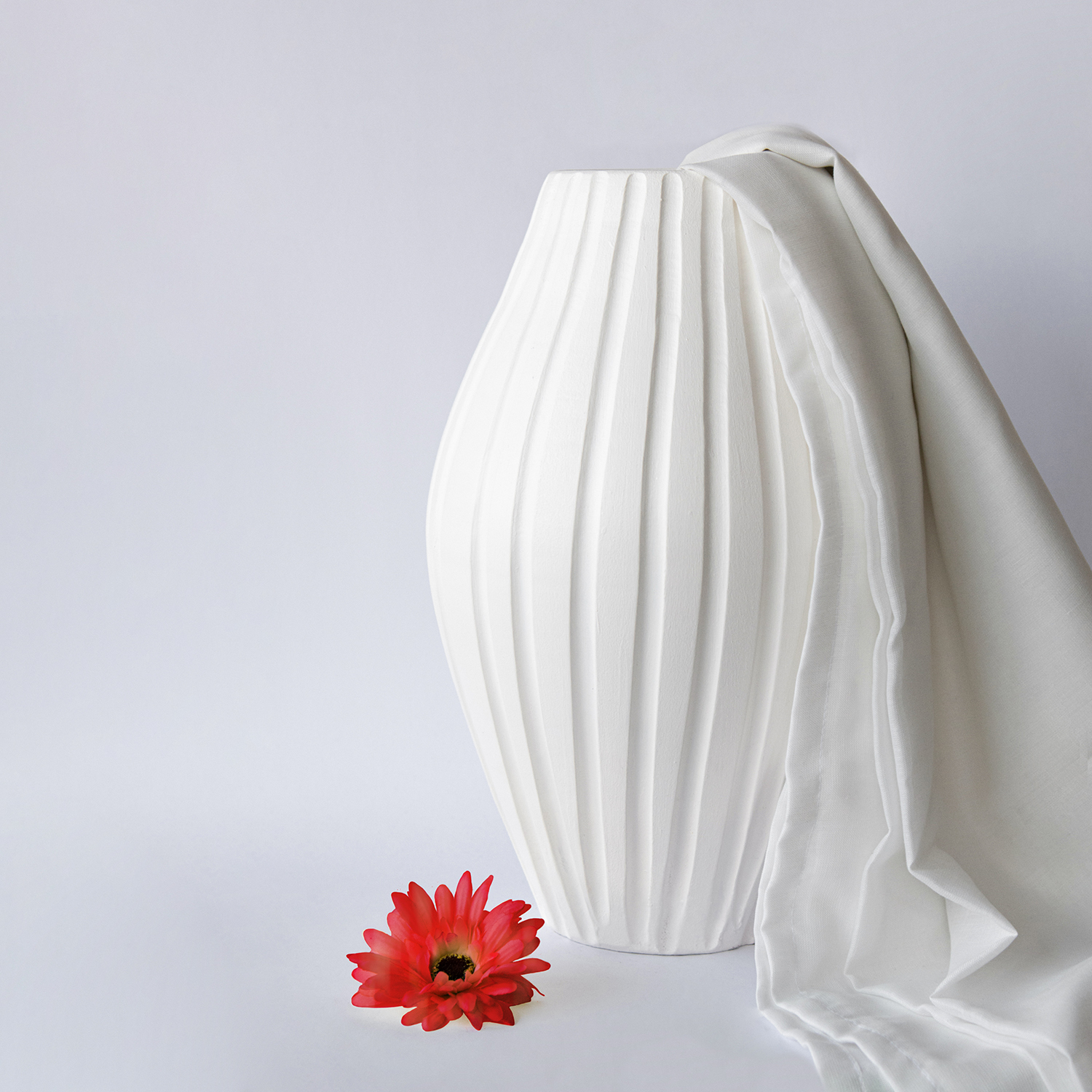 Hanos Beyaz Mat Vazo