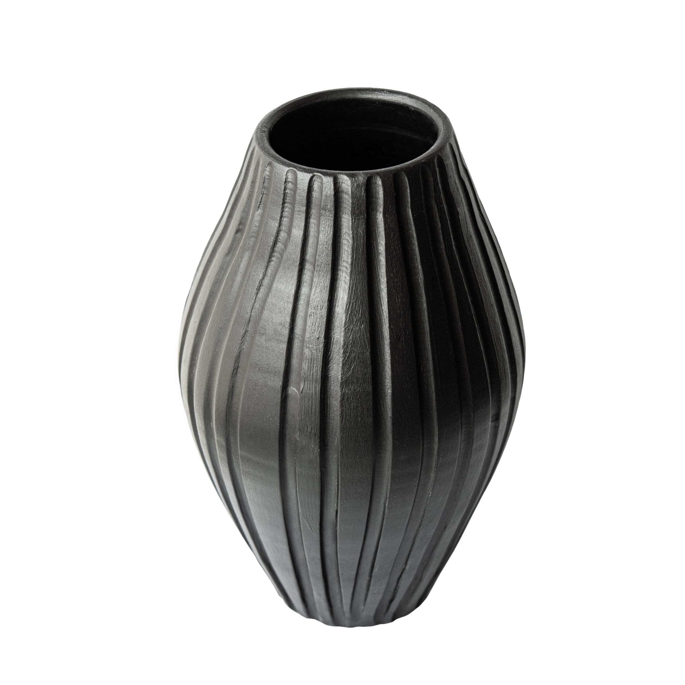 Hanos Siyah Mat Vazo