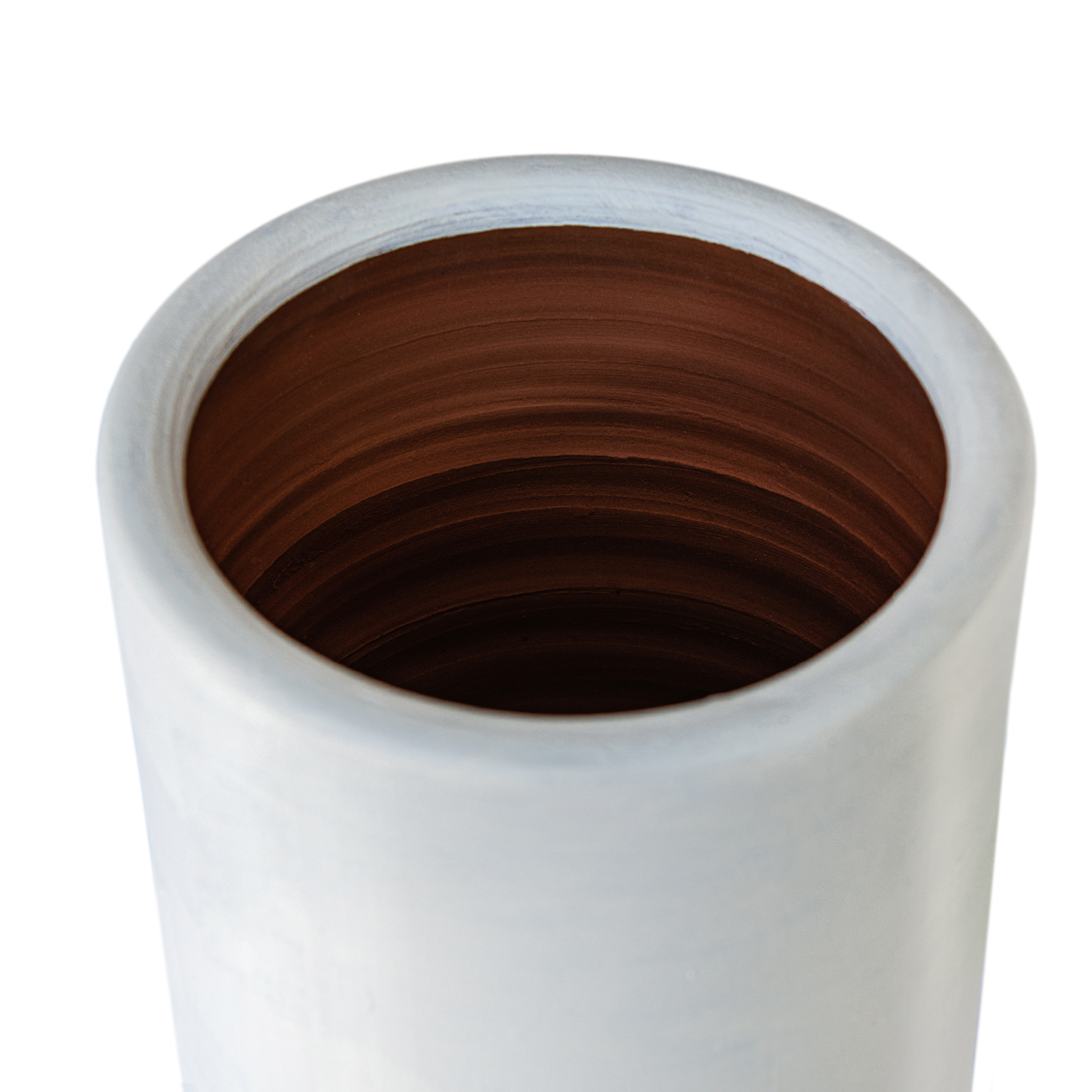 Lara Beyaz Mat  Vazo