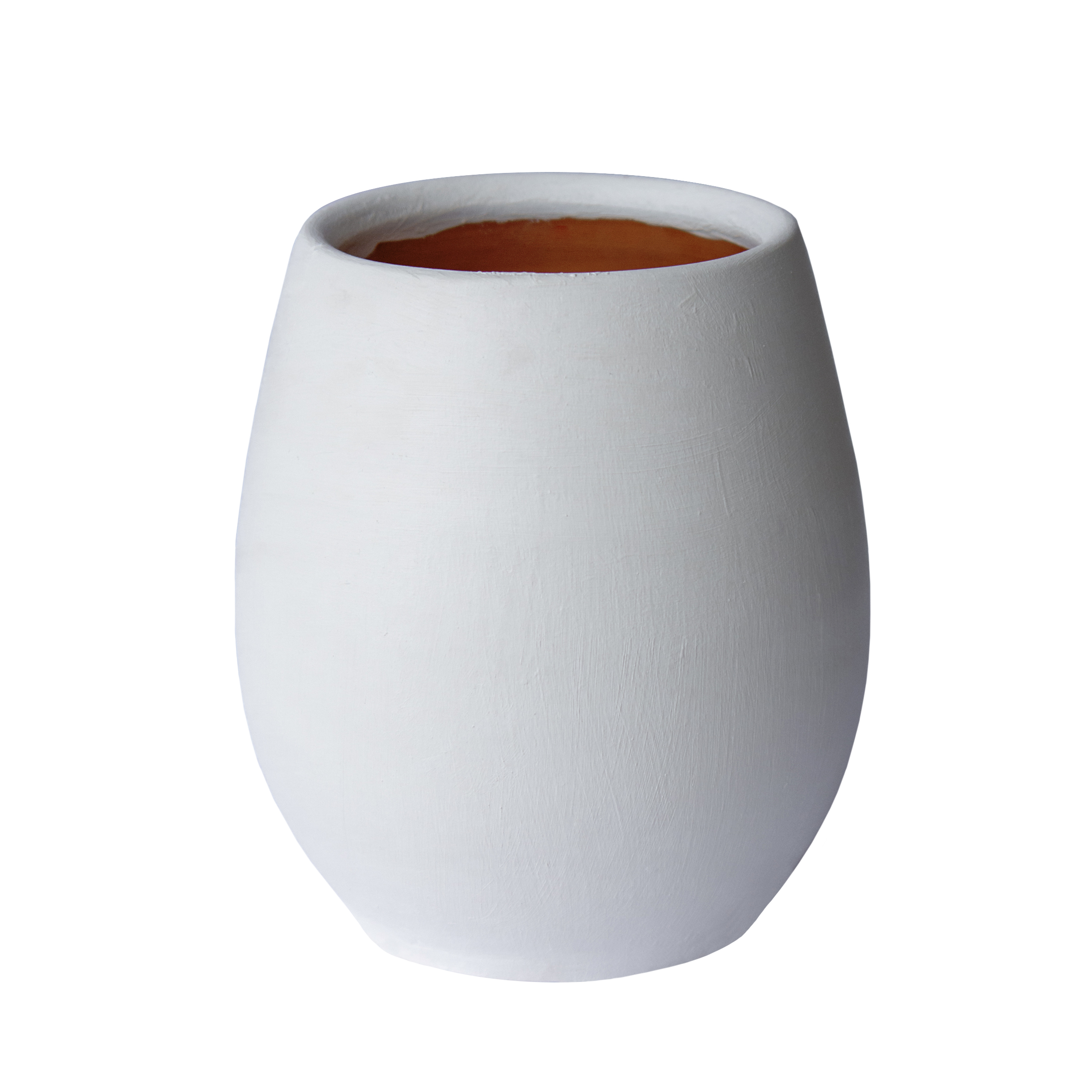 Larren Beyaz Mat Vazo