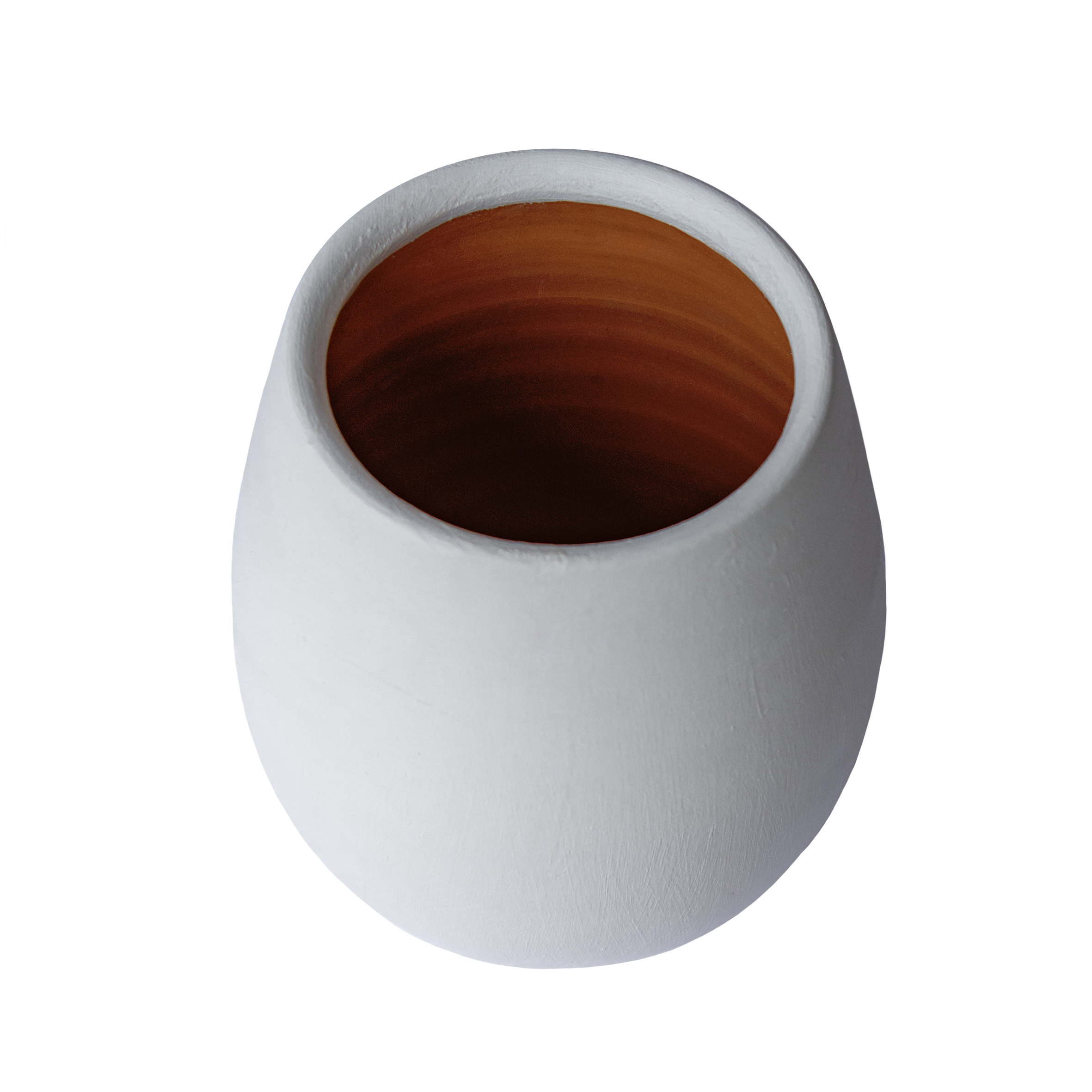 Larren Beyaz Mat Vazo