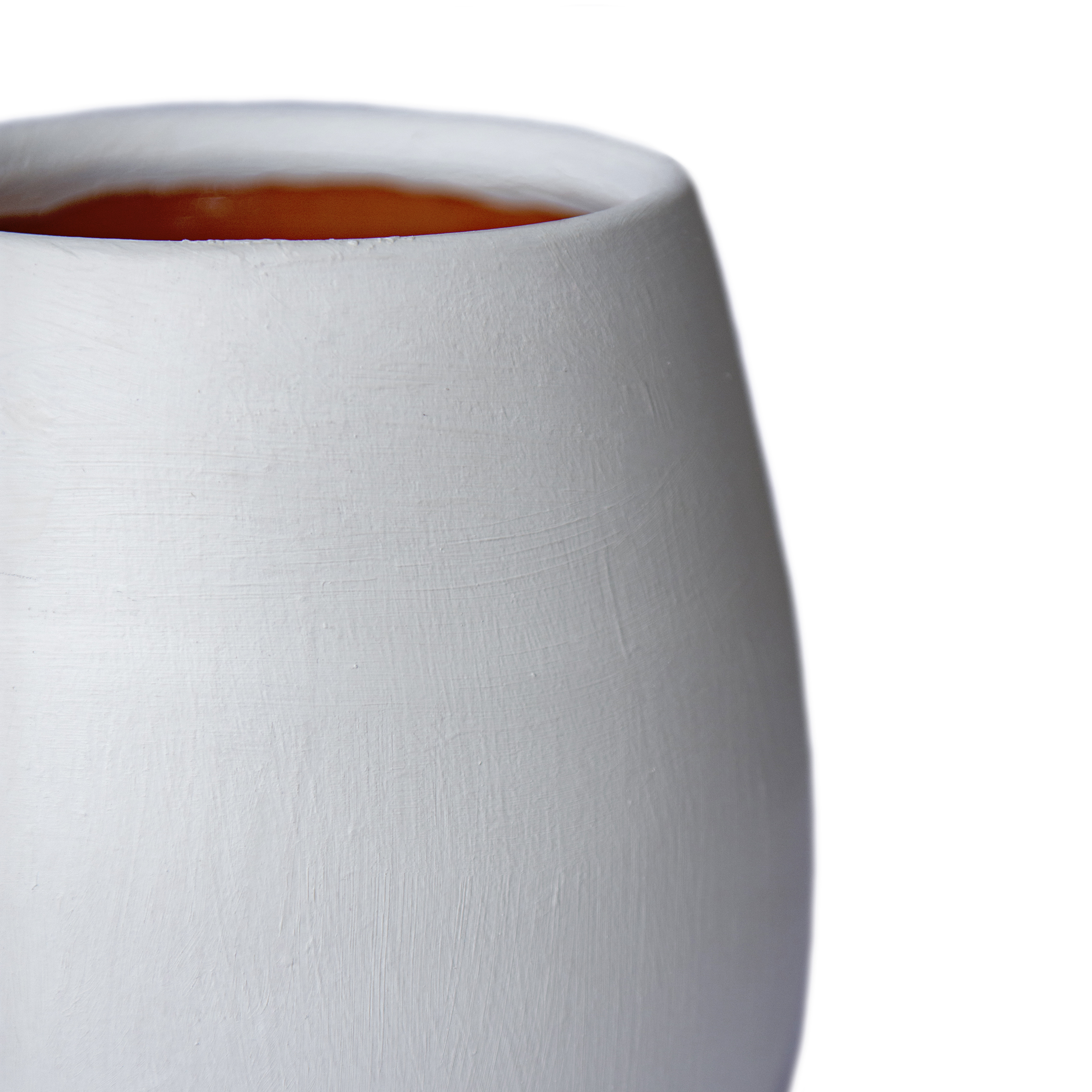 Larren Beyaz Mat Vazo