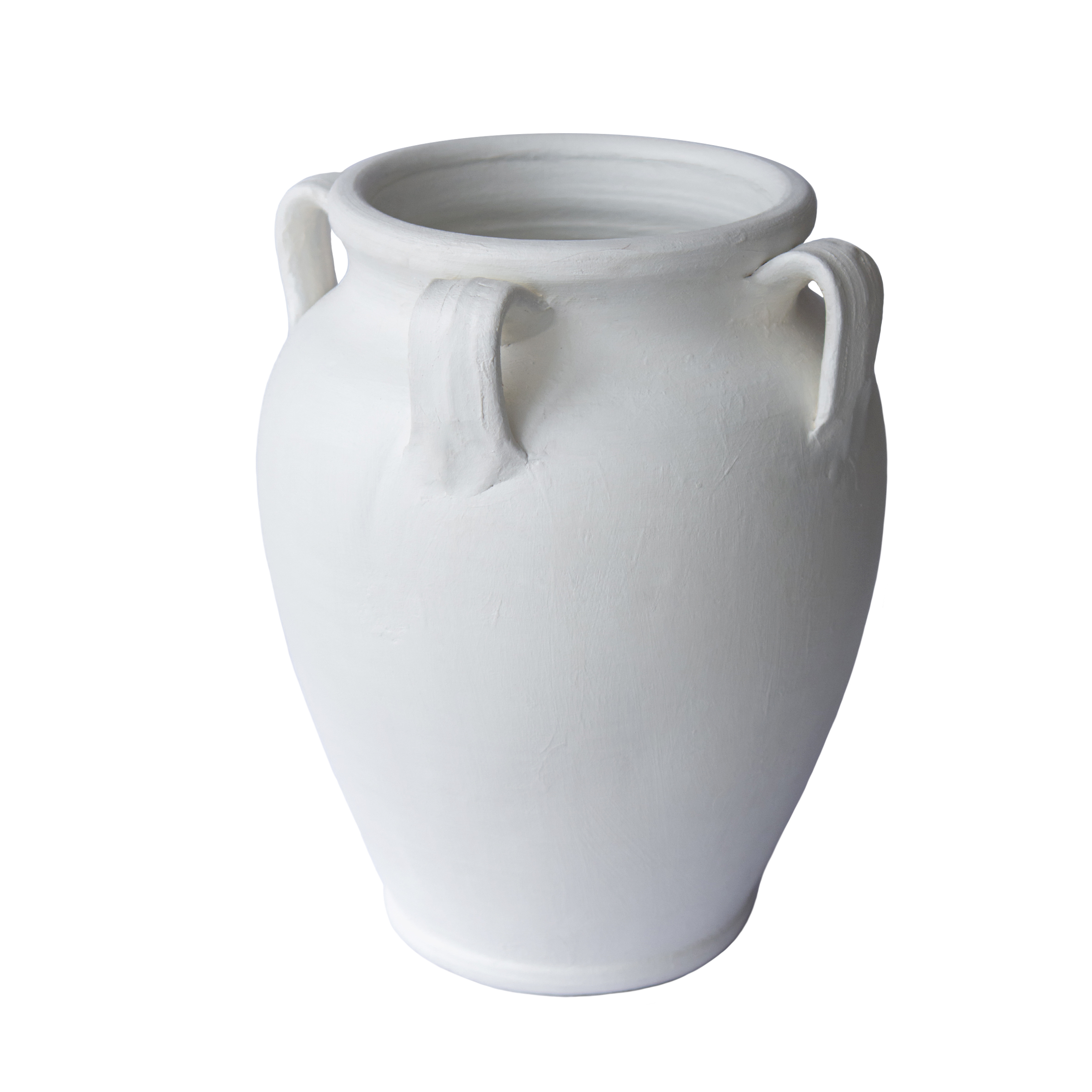 Latina Beyaz Mat Dört Kuplu Vazo